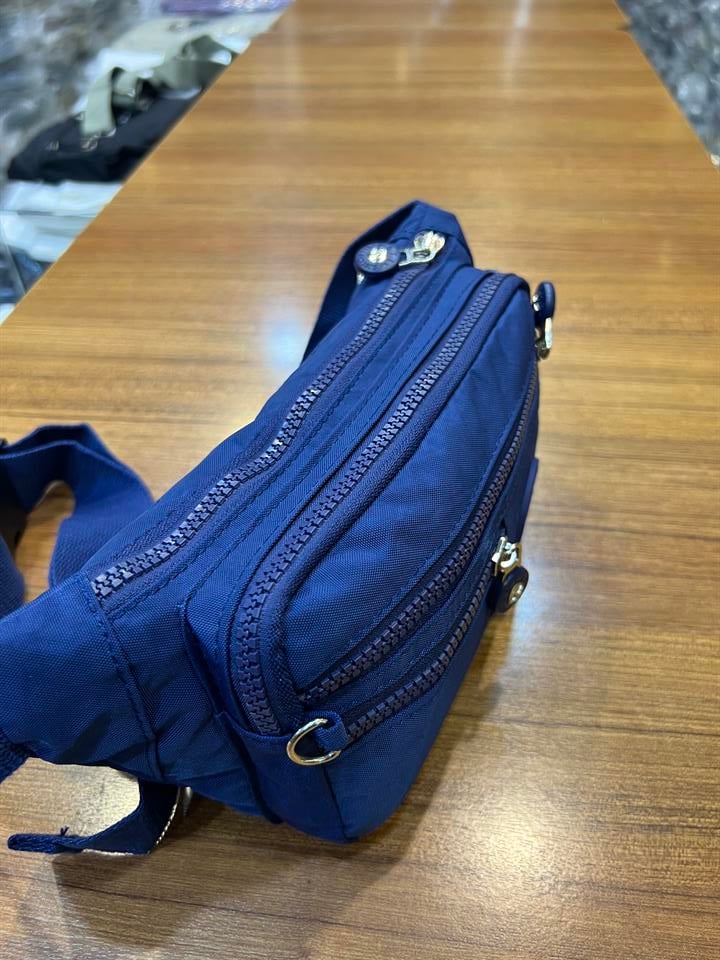 Unisex Çok Cepli Bel Çantası (571-7G) Mor