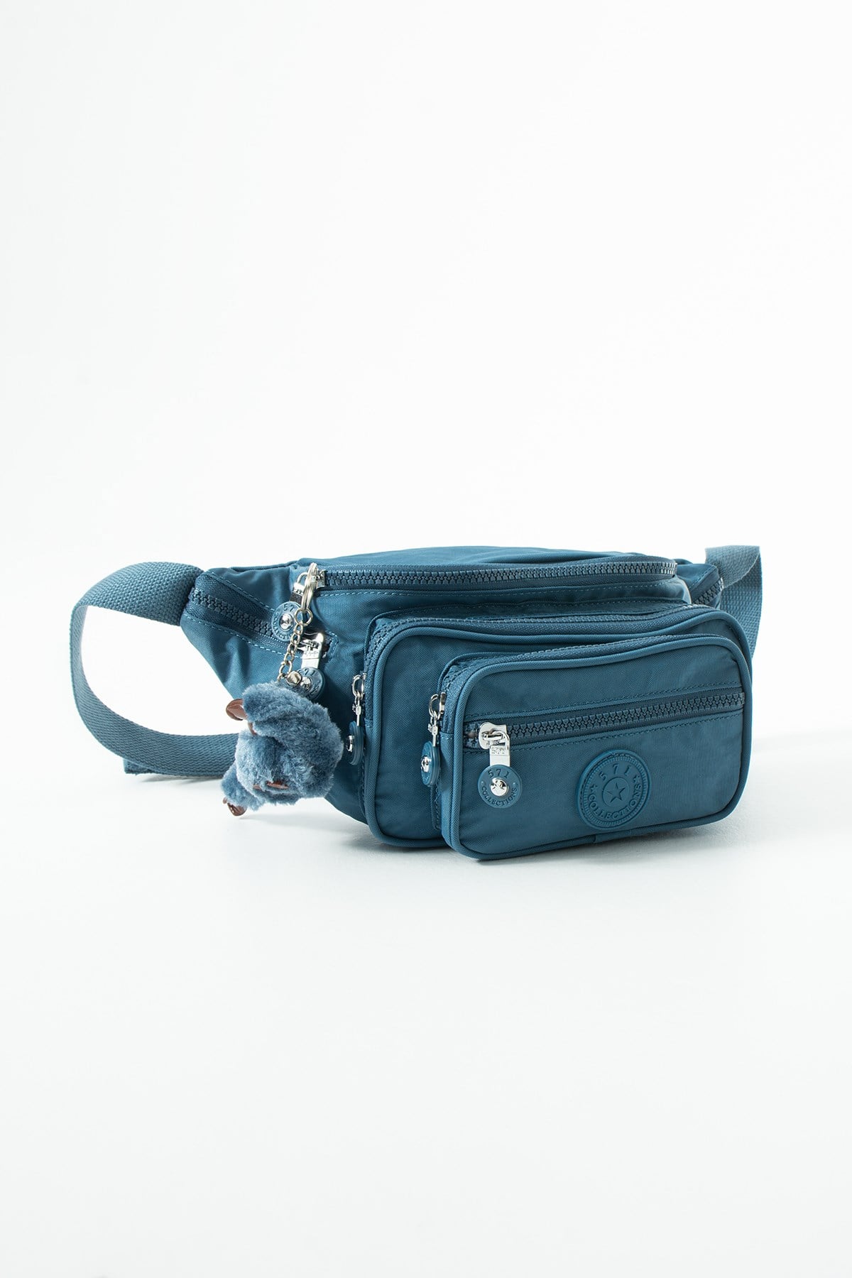 571-7JUnisex Çok Cepli, Su Geçirmez, Çapraz Askılı Bel Çantası (Freebag) Mavi Model: 571-7J