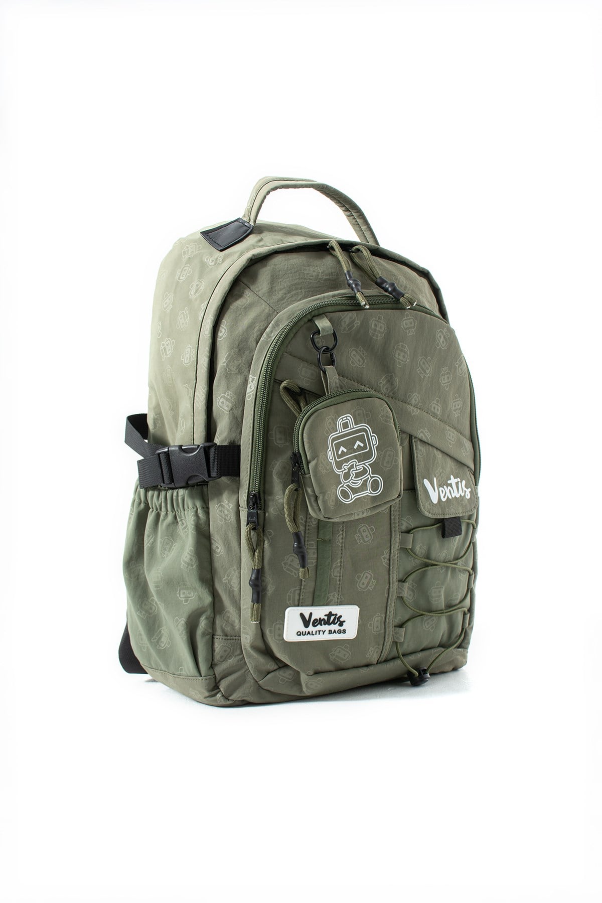 VNT-9BUnisex, Ultra Hafif, Çok Cepli, Sırt Çantası Haki Yeşil Model: (VNT-9B)