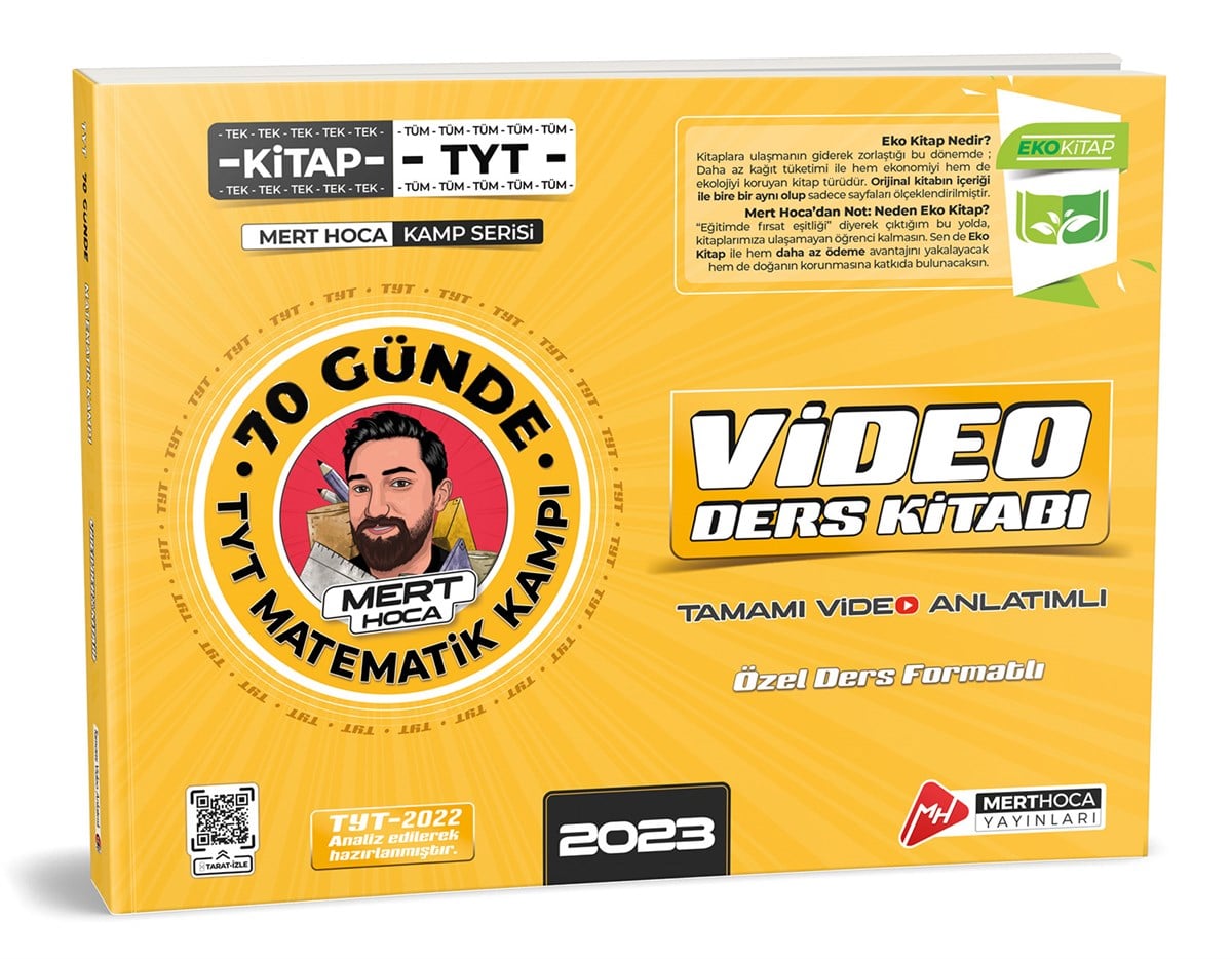 70 Günde TYT Matematik Kampı Video Ders Kitabı EKO - 2023