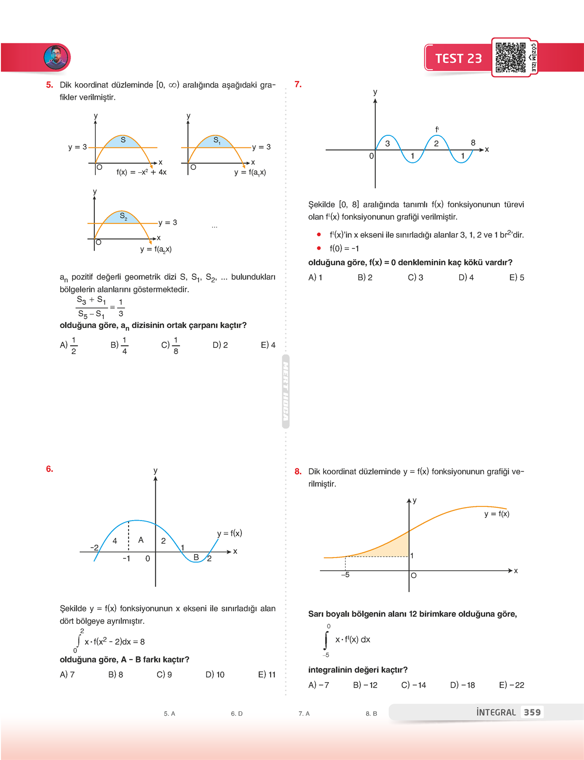 90 Günde AYT Matematik Soru Bankası - 2024