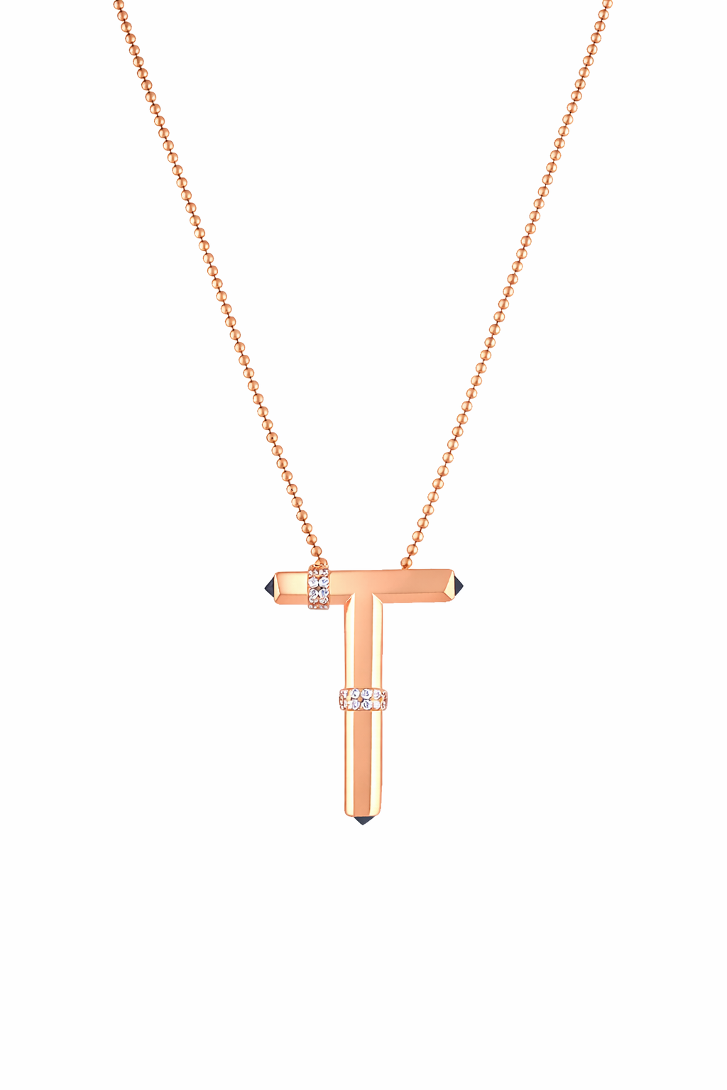 Gümüş KolyeLetter T Elegance Necklace