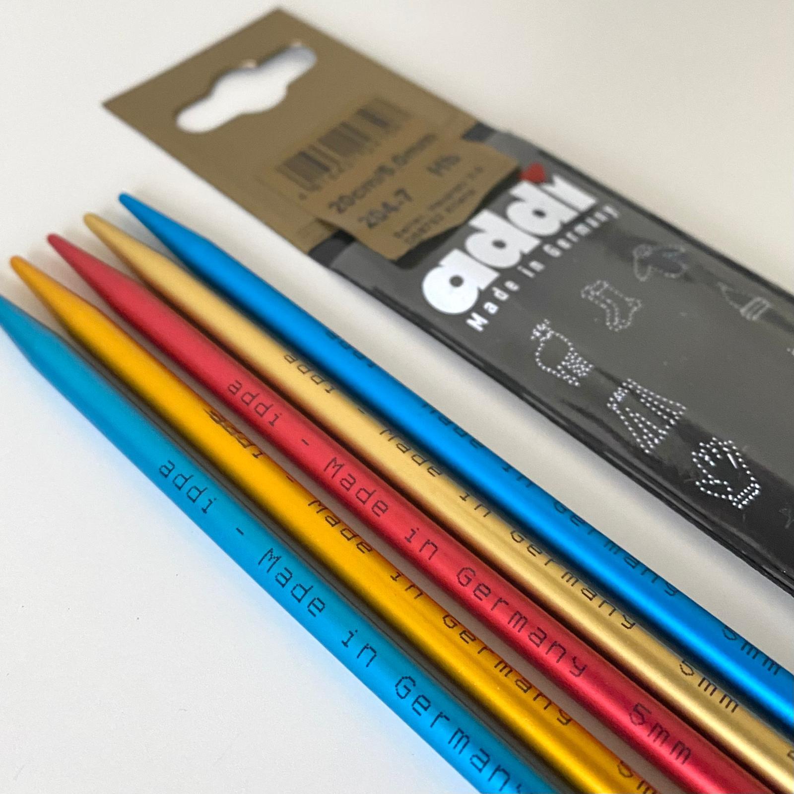 Addi 20 Cm 5' li Renkli Çorap Şişi 204-7  5 Mm