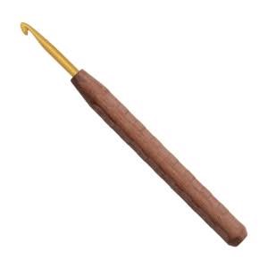 Addi Nature Walnut Gold Ceviz Ağacı Saplı Ergonomik Tığ 588-2