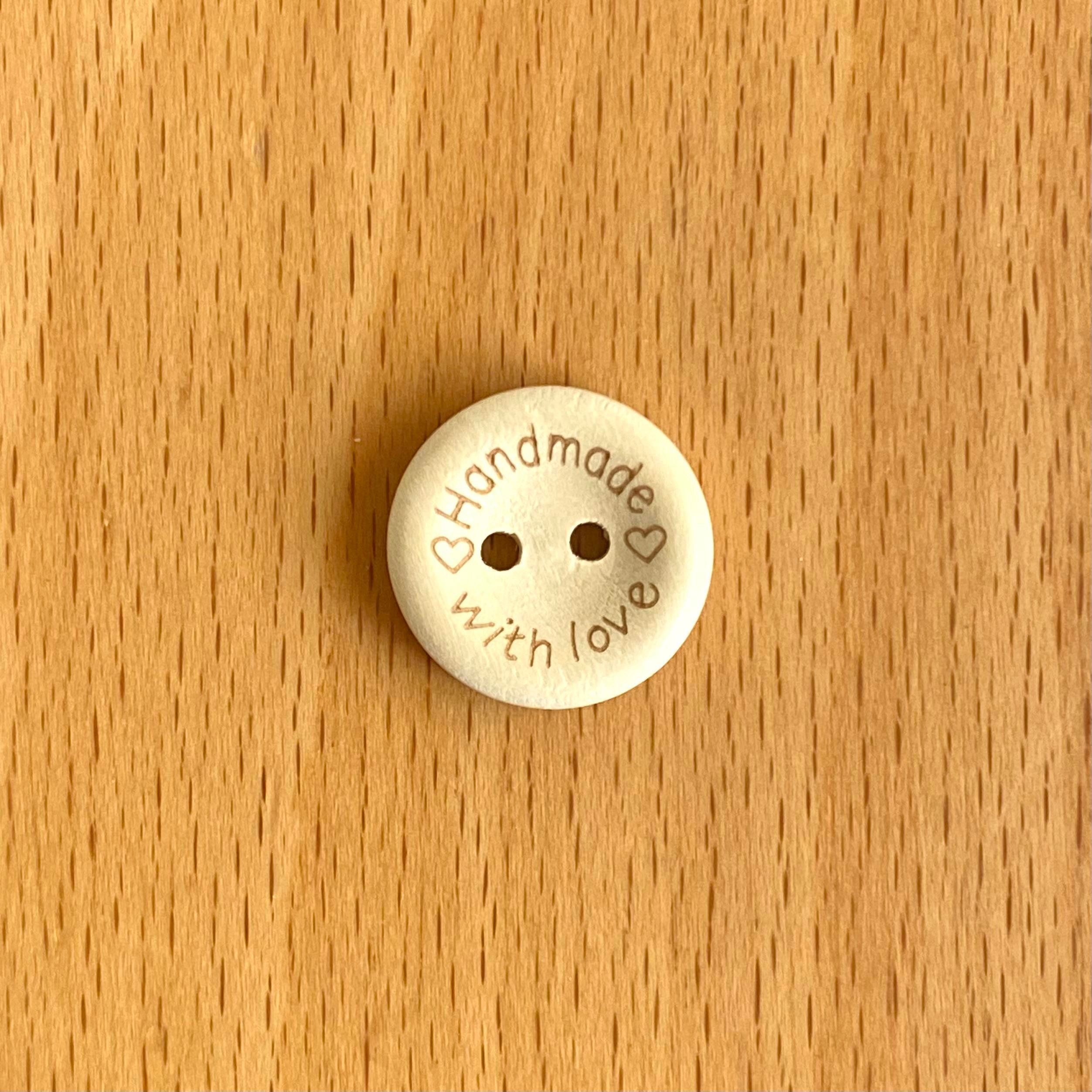 Ahşap Handmade Düğme 1.75 Cm