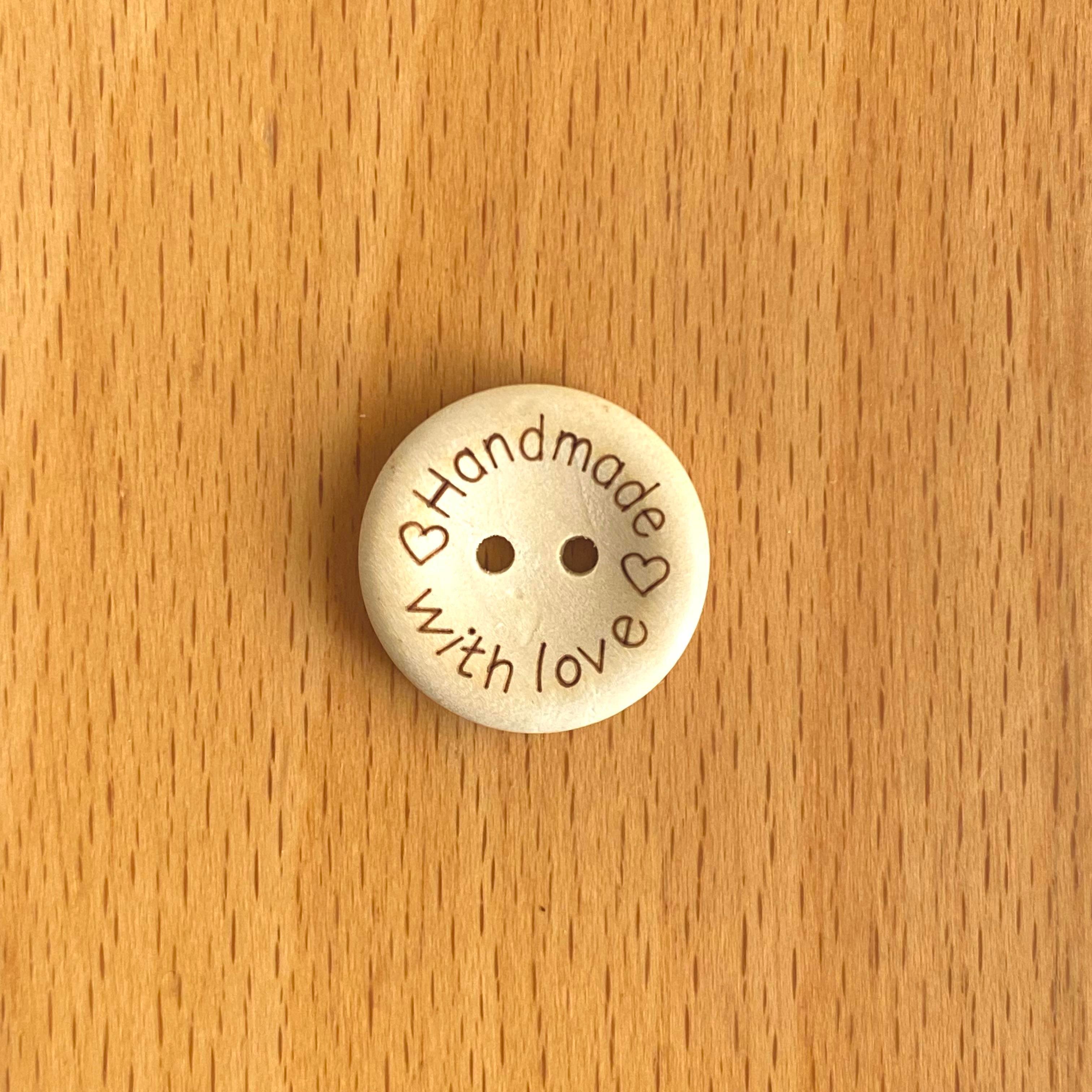 Ahşap Handmade Düğme 2 Cm