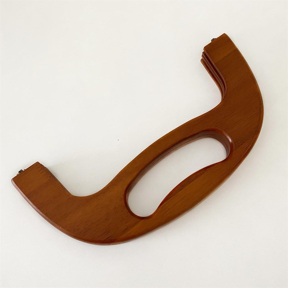 Ahşap Saplı Burs 25 Cm Kahve