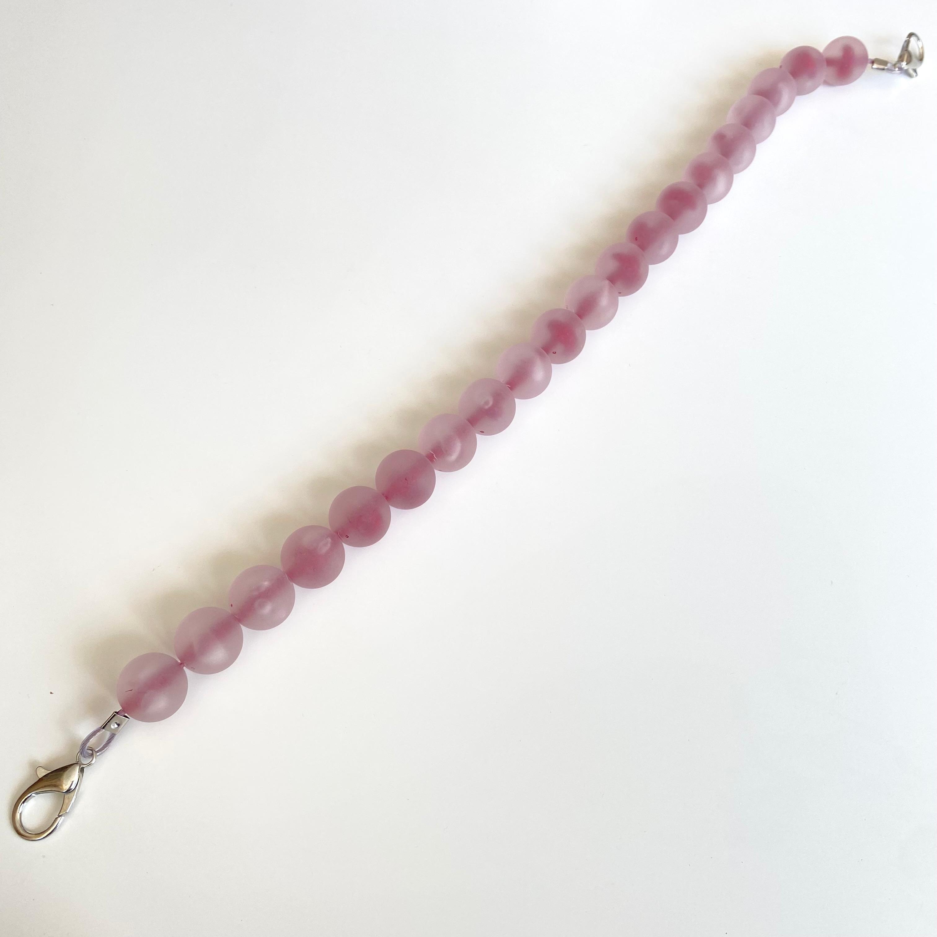 Akrilik Buzlu Çanta Sapı Ba-0078 45 Cm Pembe