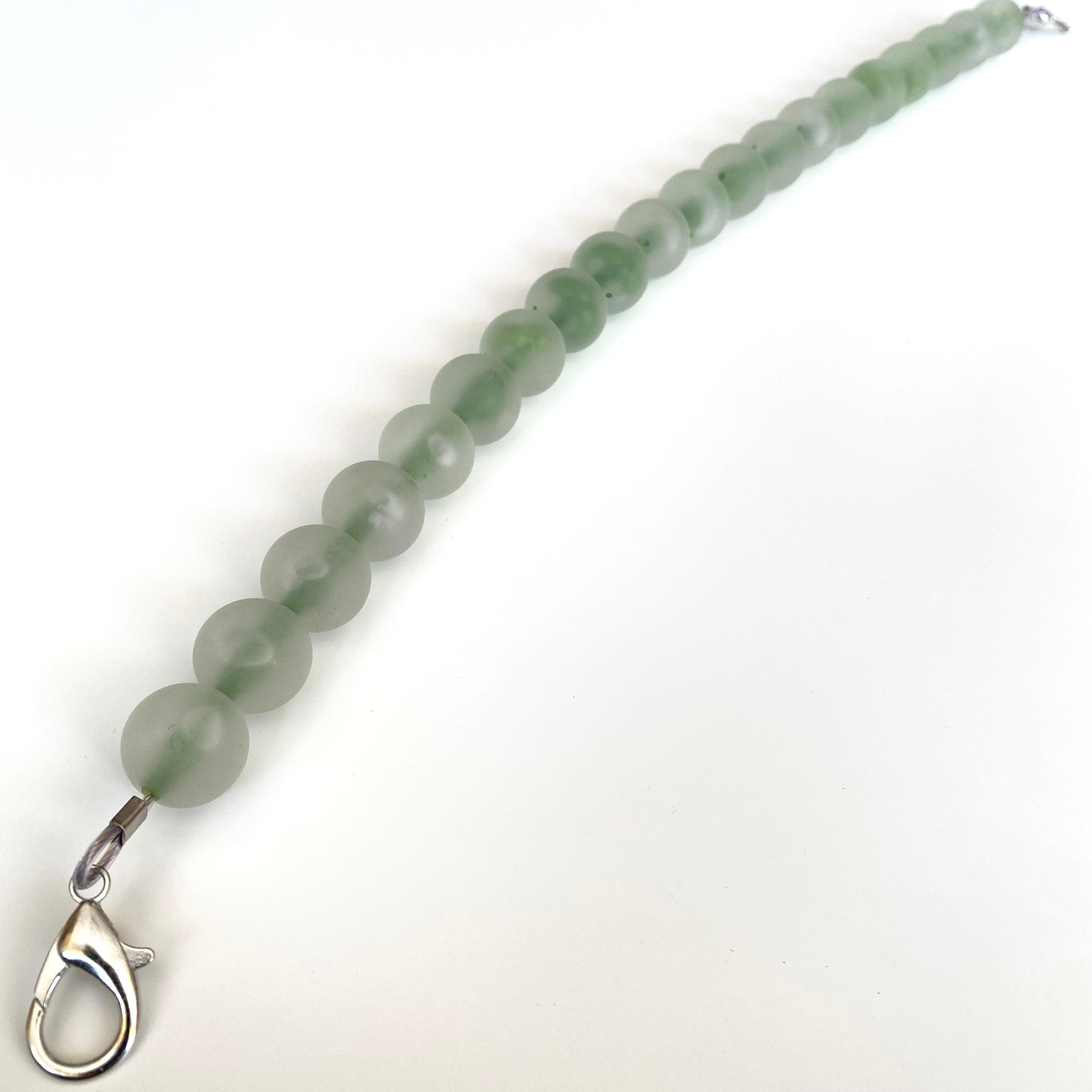 Akrilik Buzlu Çanta Sapı Ba-0078 45 Cm Şeffaf İçi Yeşil