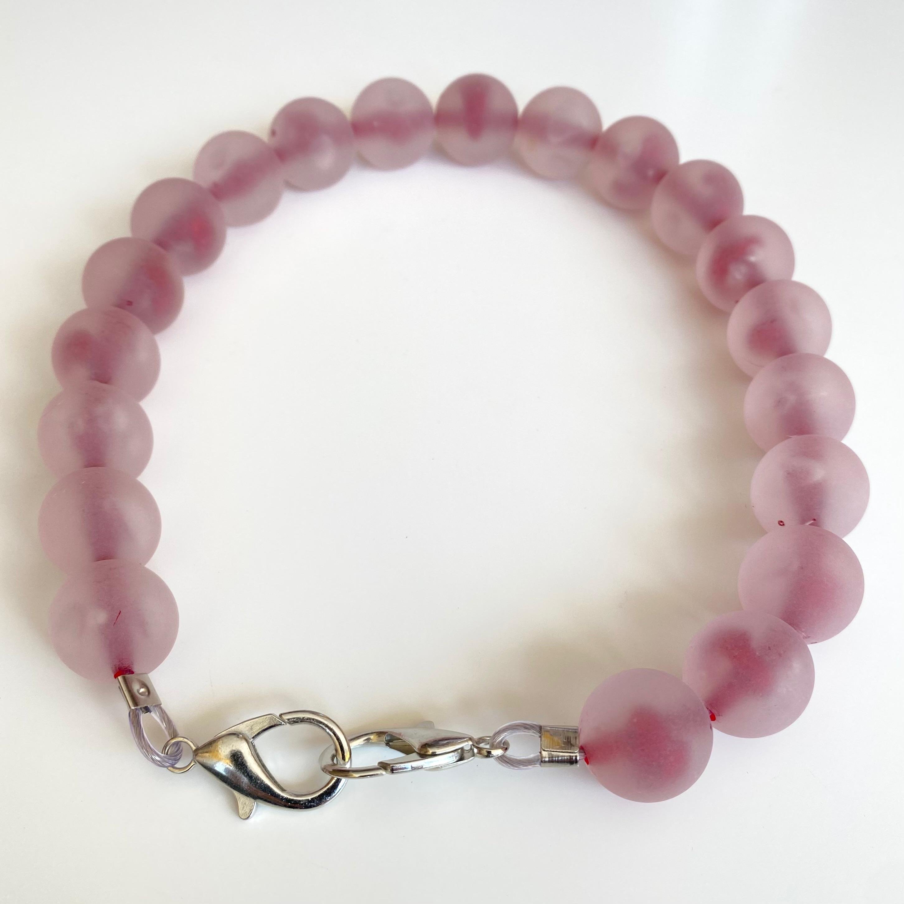 Akrilik Buzlu Çanta Sapı Ba-0078 45 Cm Pembe