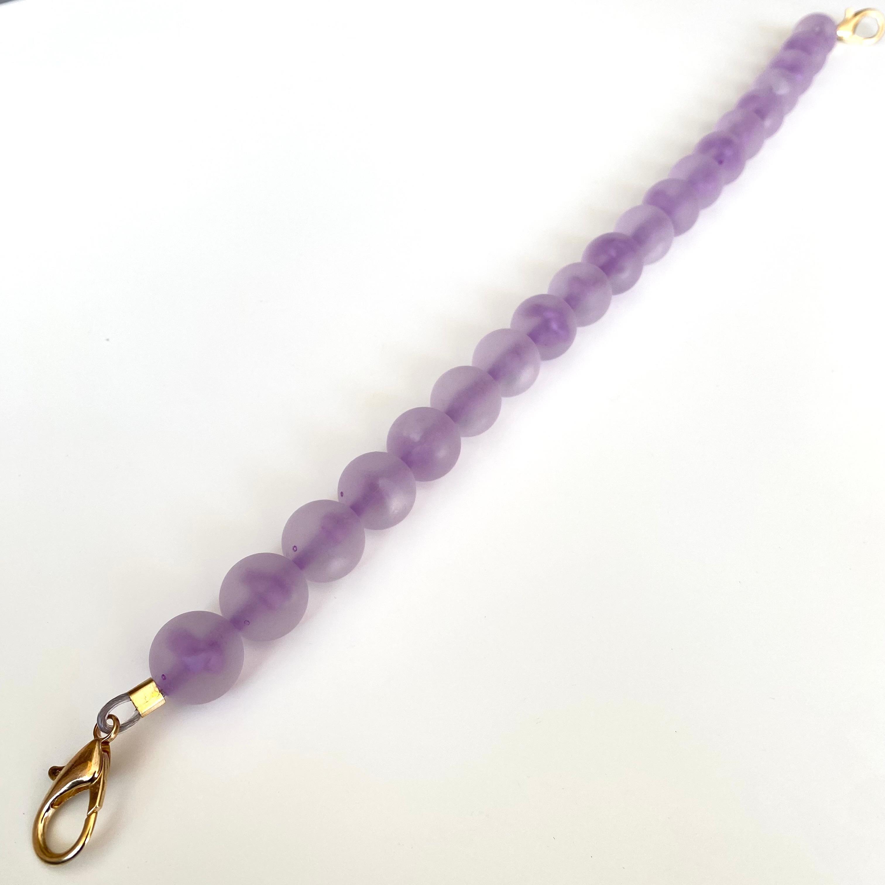 Akrilik Buzlu Çanta Sapı Ba-0078 45 Cm Eflatun