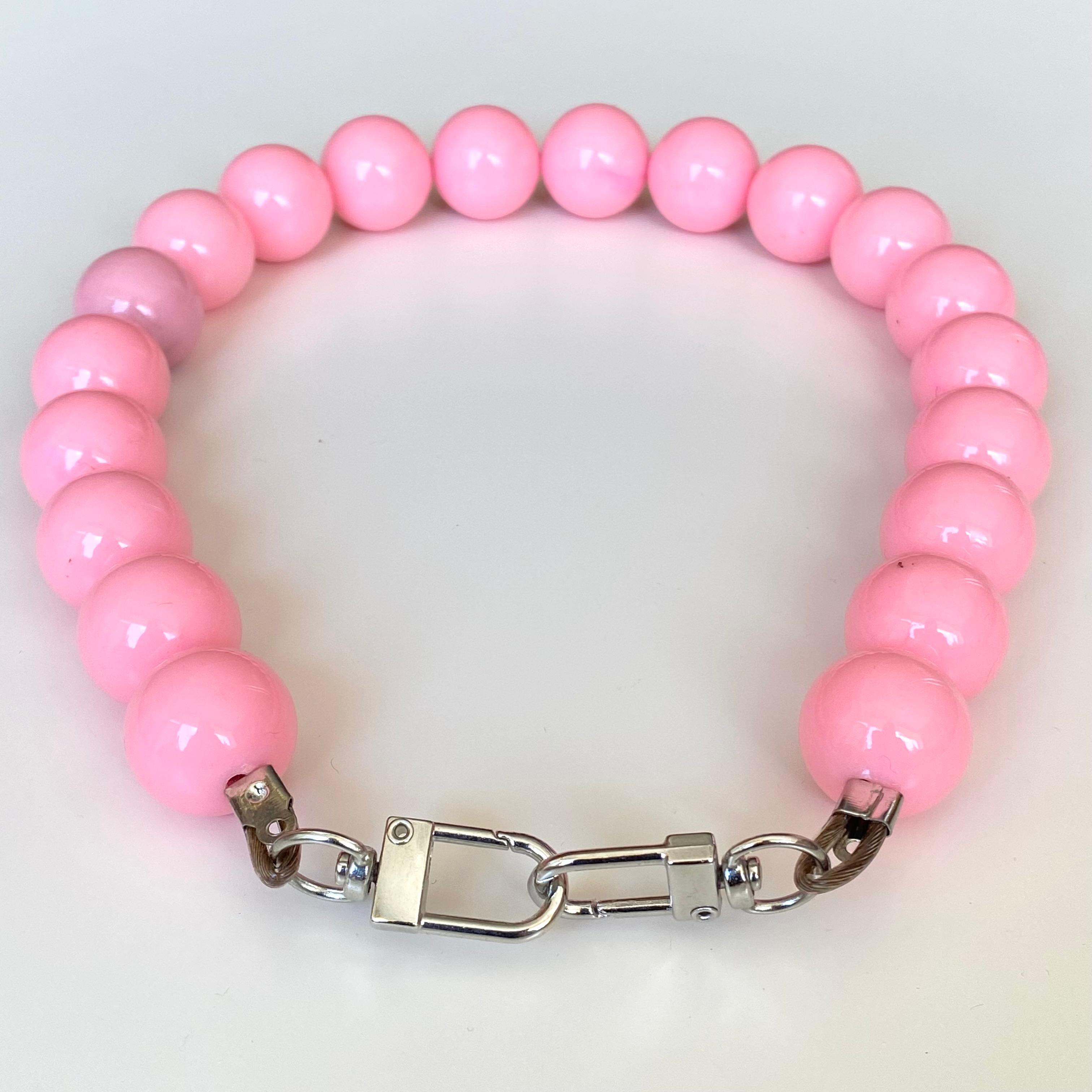 Akrilik Mat Çanta Sapı Ba-0080 45 Cm Bebe Pembe