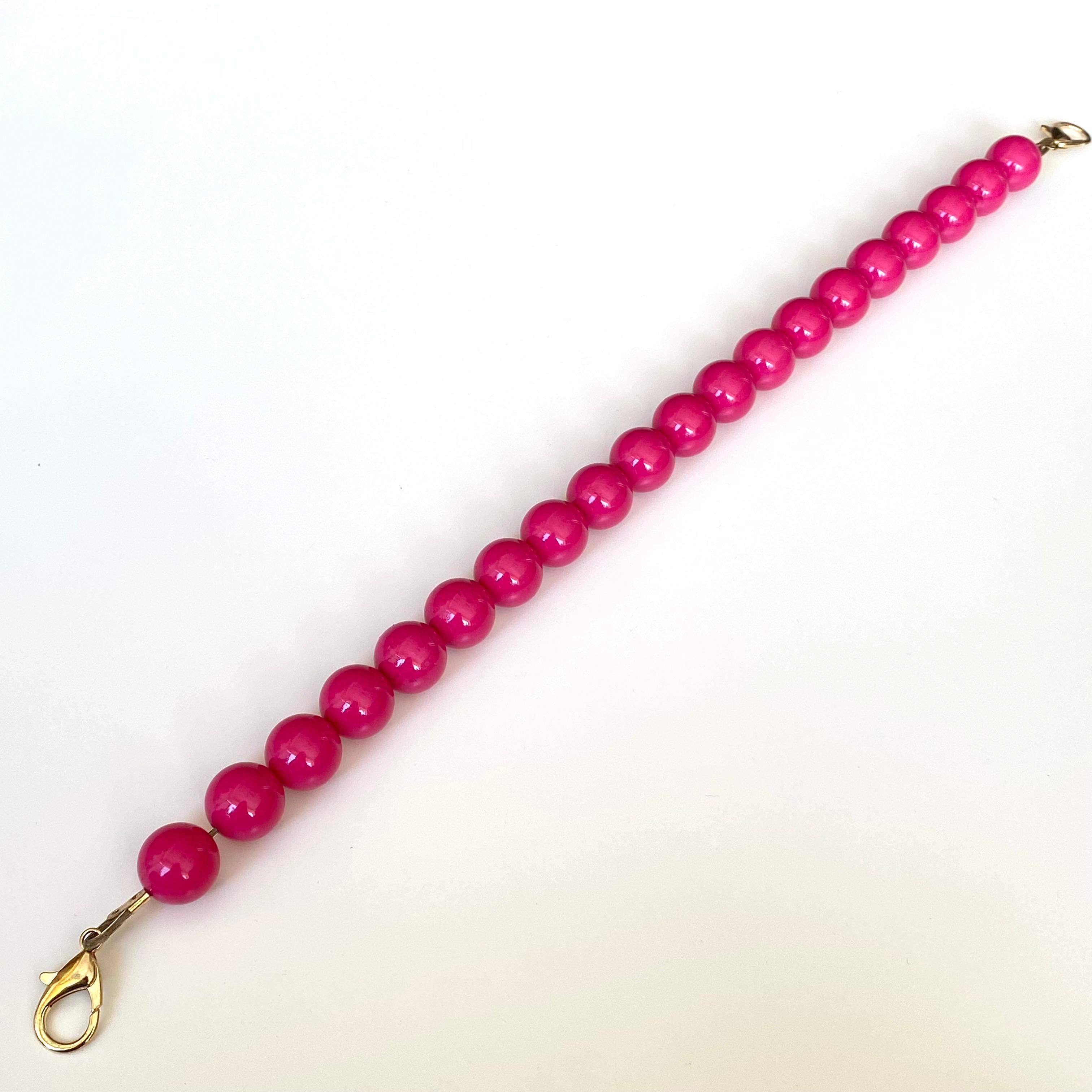 Akrilik Mat Çanta Sapı Ba-0080 45 Cm Fuşya