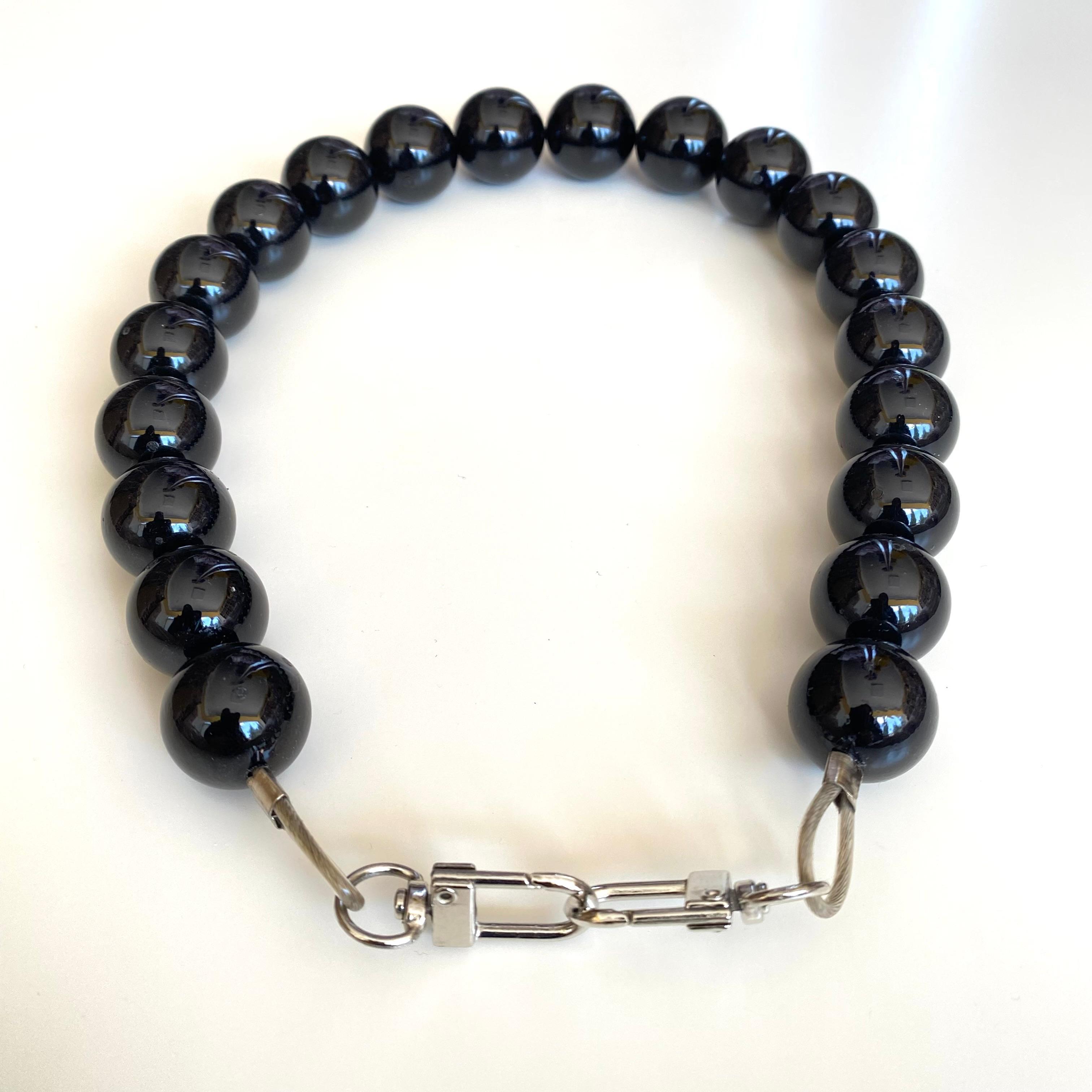 Akrilik Mat Çanta Sapı Ba-0080 45 Cm Siyah