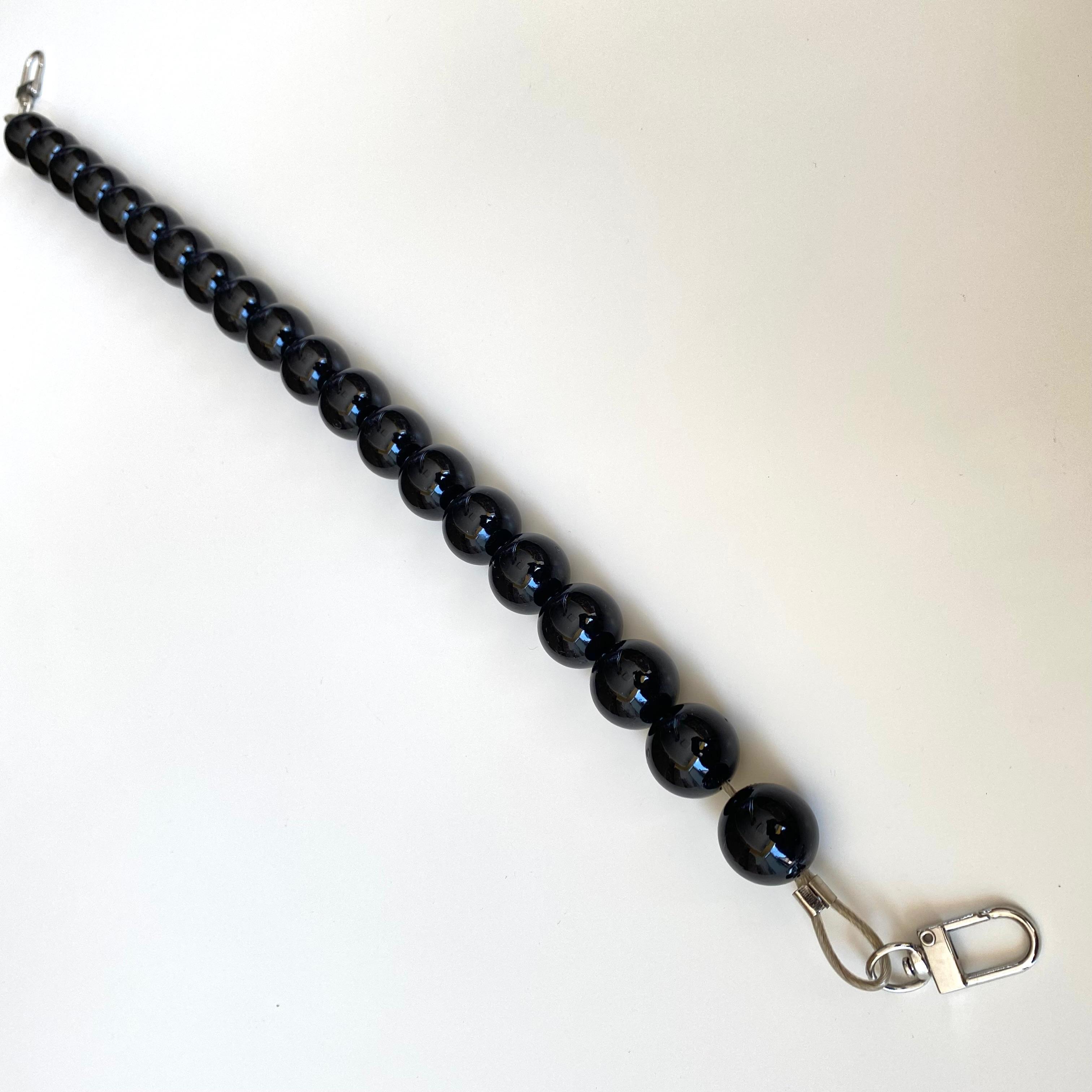 Akrilik Mat Çanta Sapı Ba-0080 45 Cm Siyah