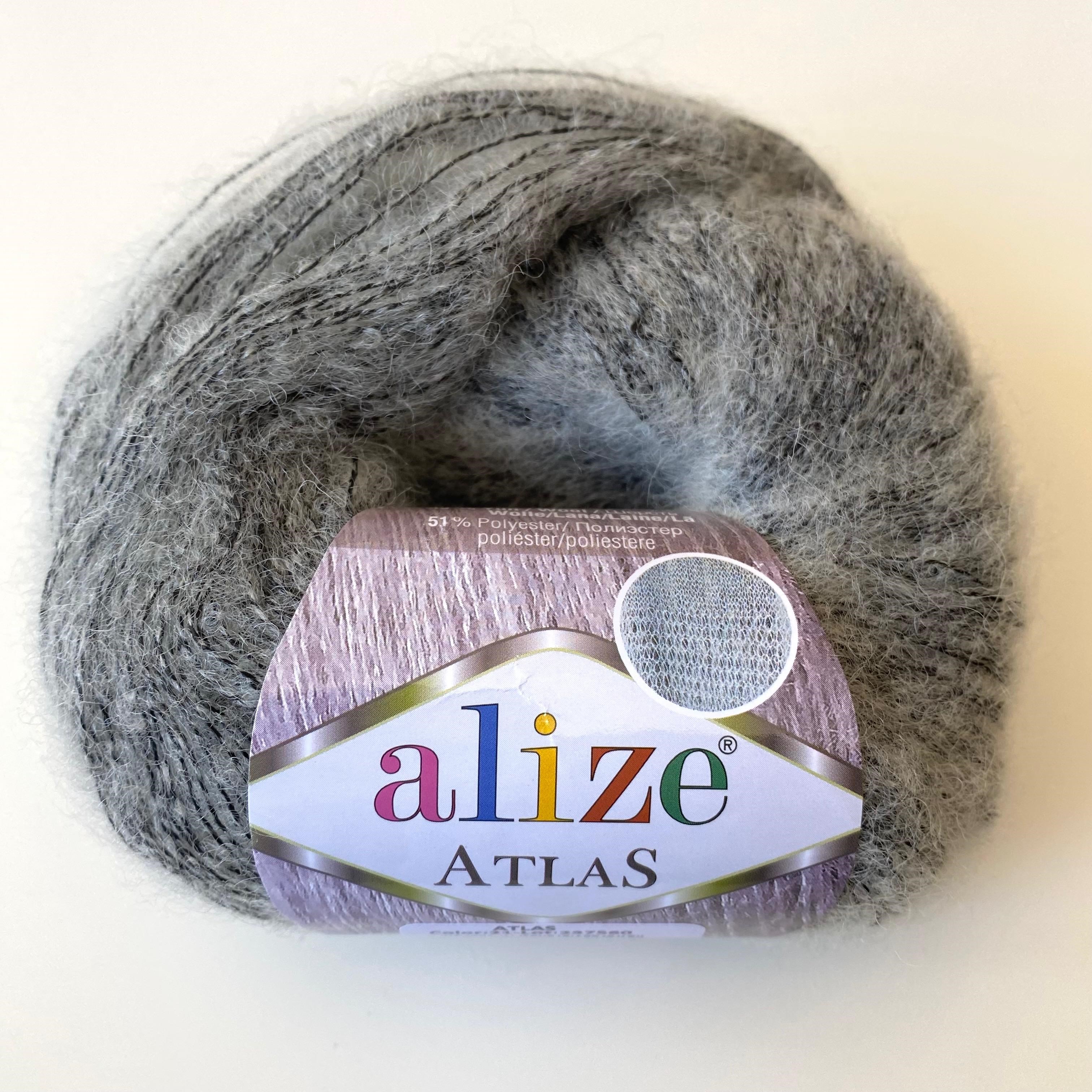 Alize Atlas Örgü İpliği % 49 Yünlü 5 Adet (250 Gr)  21