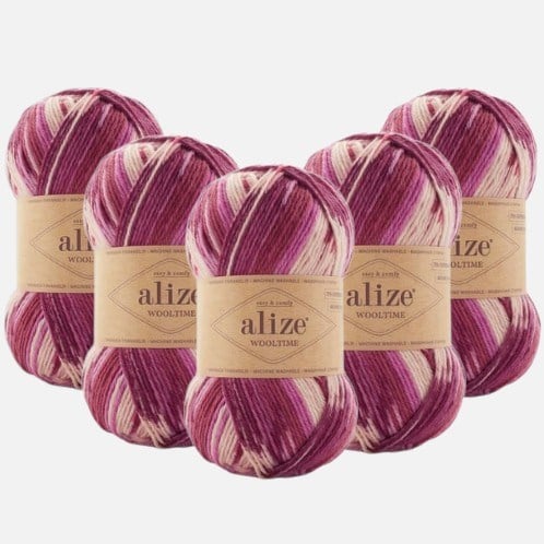 Alize Wooltime 11020 Örgü İpi %75 Yünlü 5 Adet