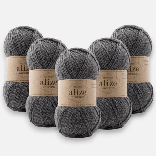 Alize Wooltime 182 Örgü İpi %75 Yünlü 5 Adet