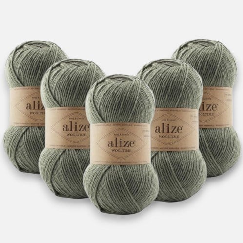 Alize Wooltime 274 Örgü İpi %75 Yünlü 5 Adet