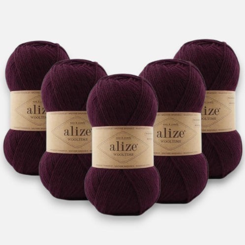 Alize Wooltime 578 Örgü İpi %75 Yünlü 5 Adet