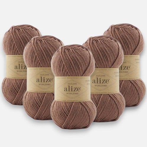 Alize Wooltime 581 Örgü İpi %75 Yünlü 5 Adet