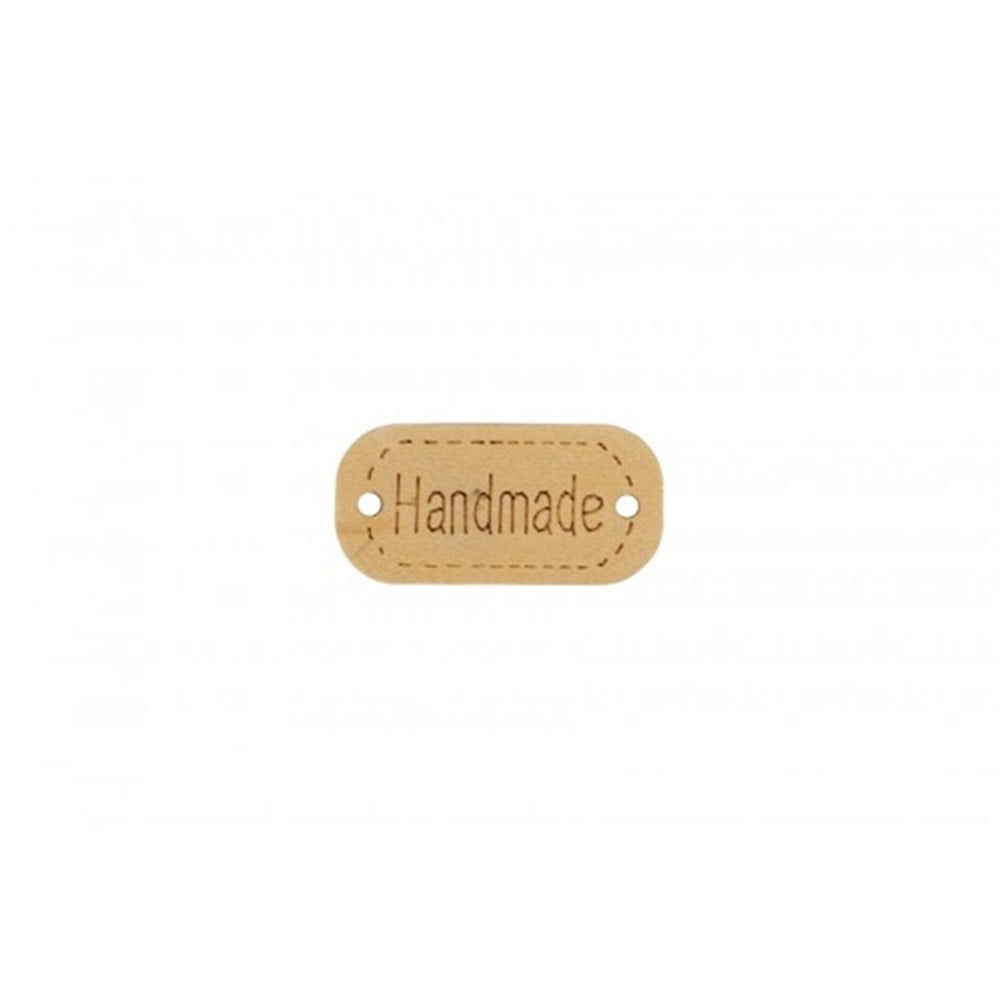 Amigurumi Ahşap Handmade Etiket 