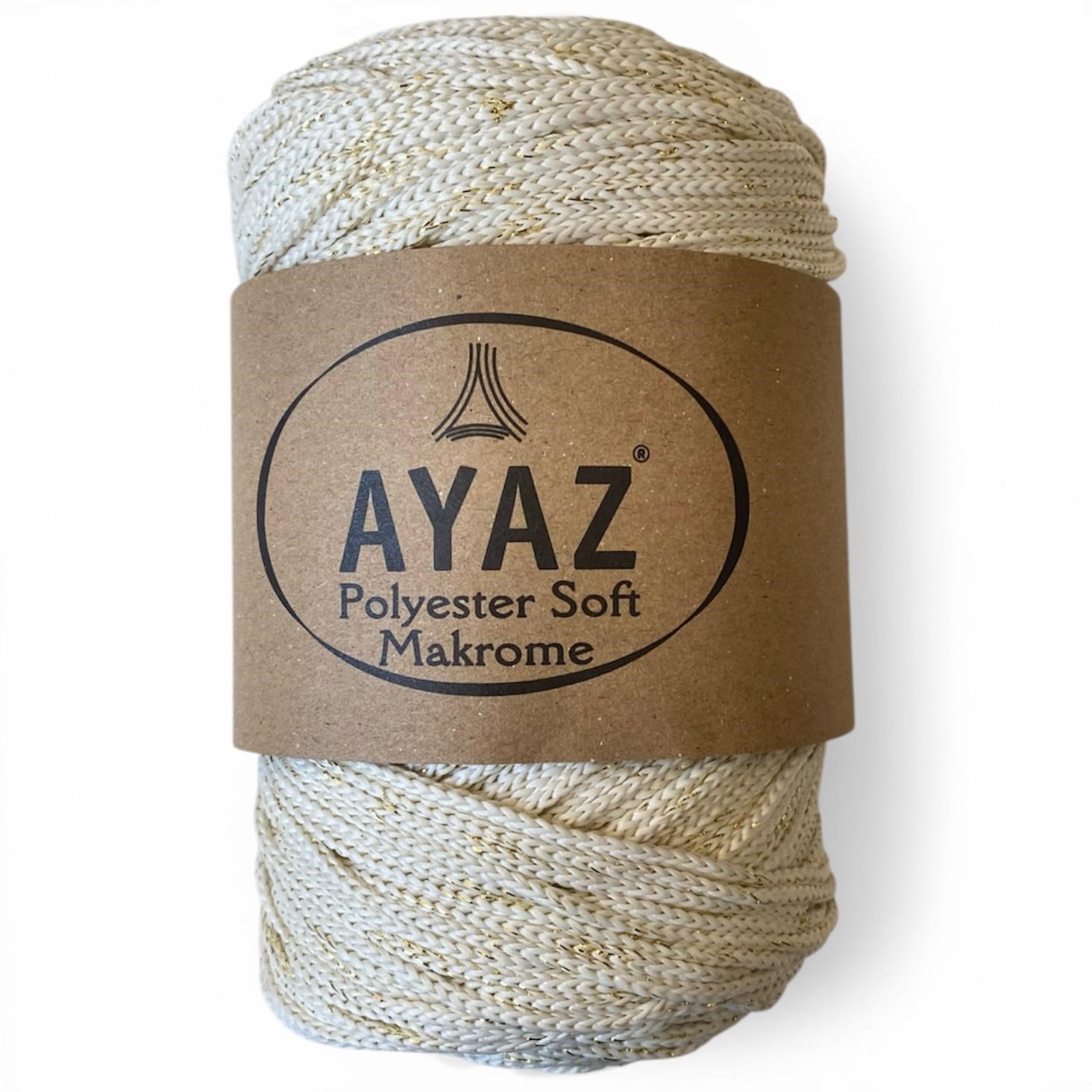 Ayaz Polyester Soft Makrome Simli 250 Gr 1300-103