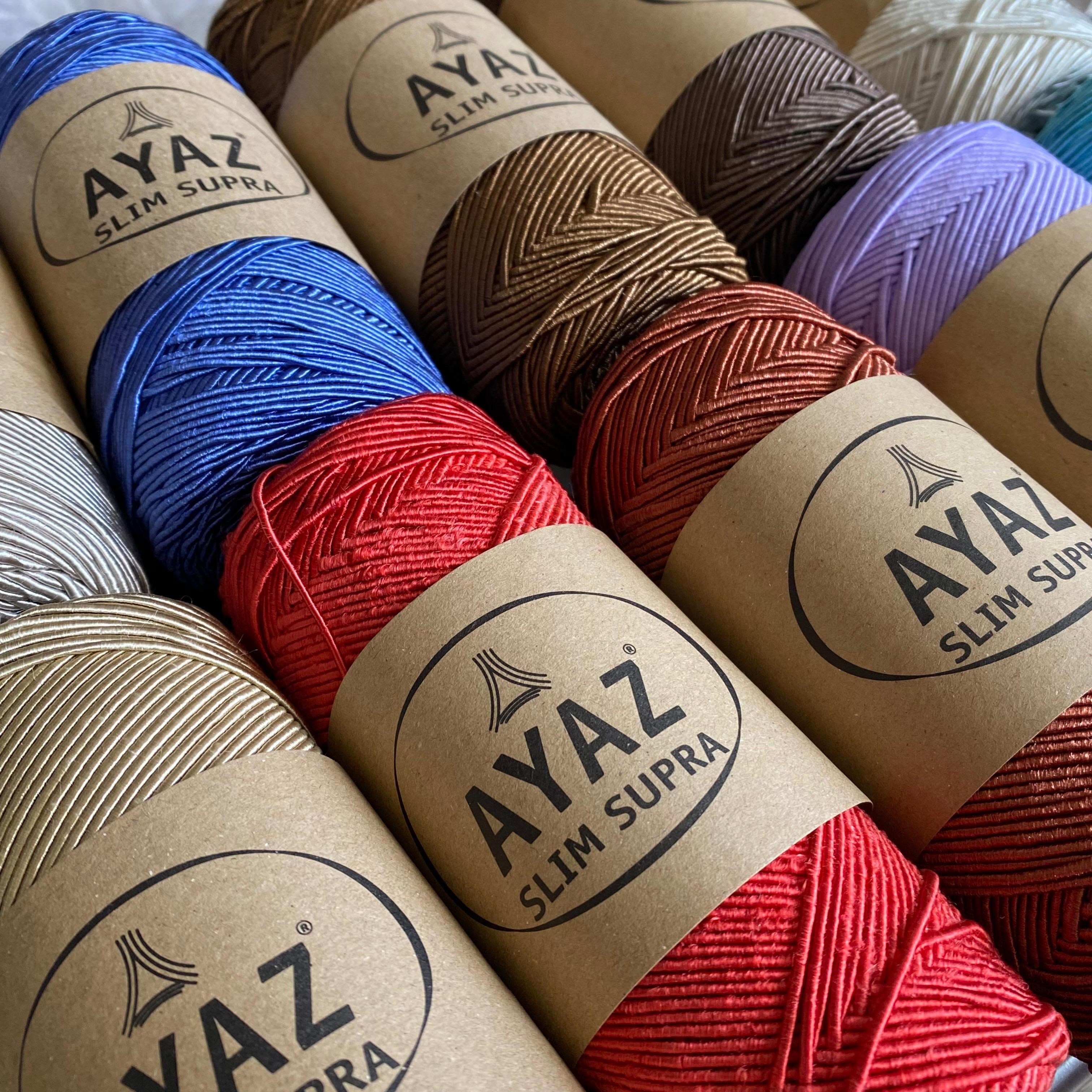 Ayaz Slim Supla Mumlu İp, Runner İpi 200 Gr (%80 Pamuk %20 Poly.) 1208