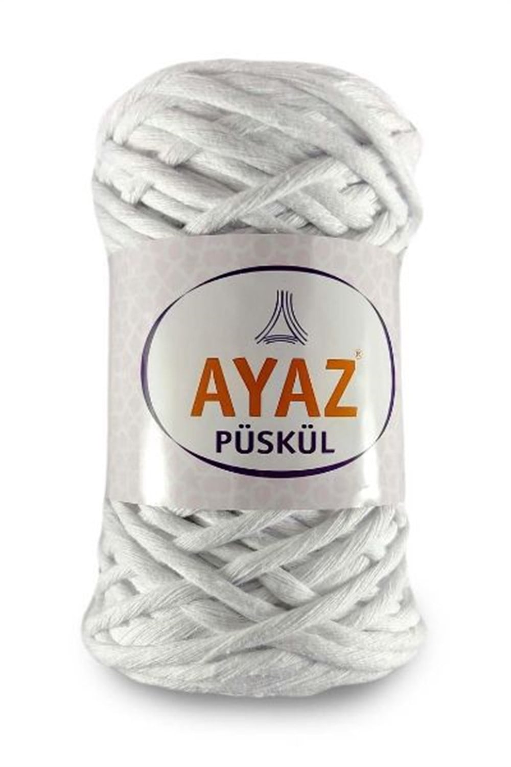 Ayaz  Taranabilen Makrome Püskül 1208 beyaz 