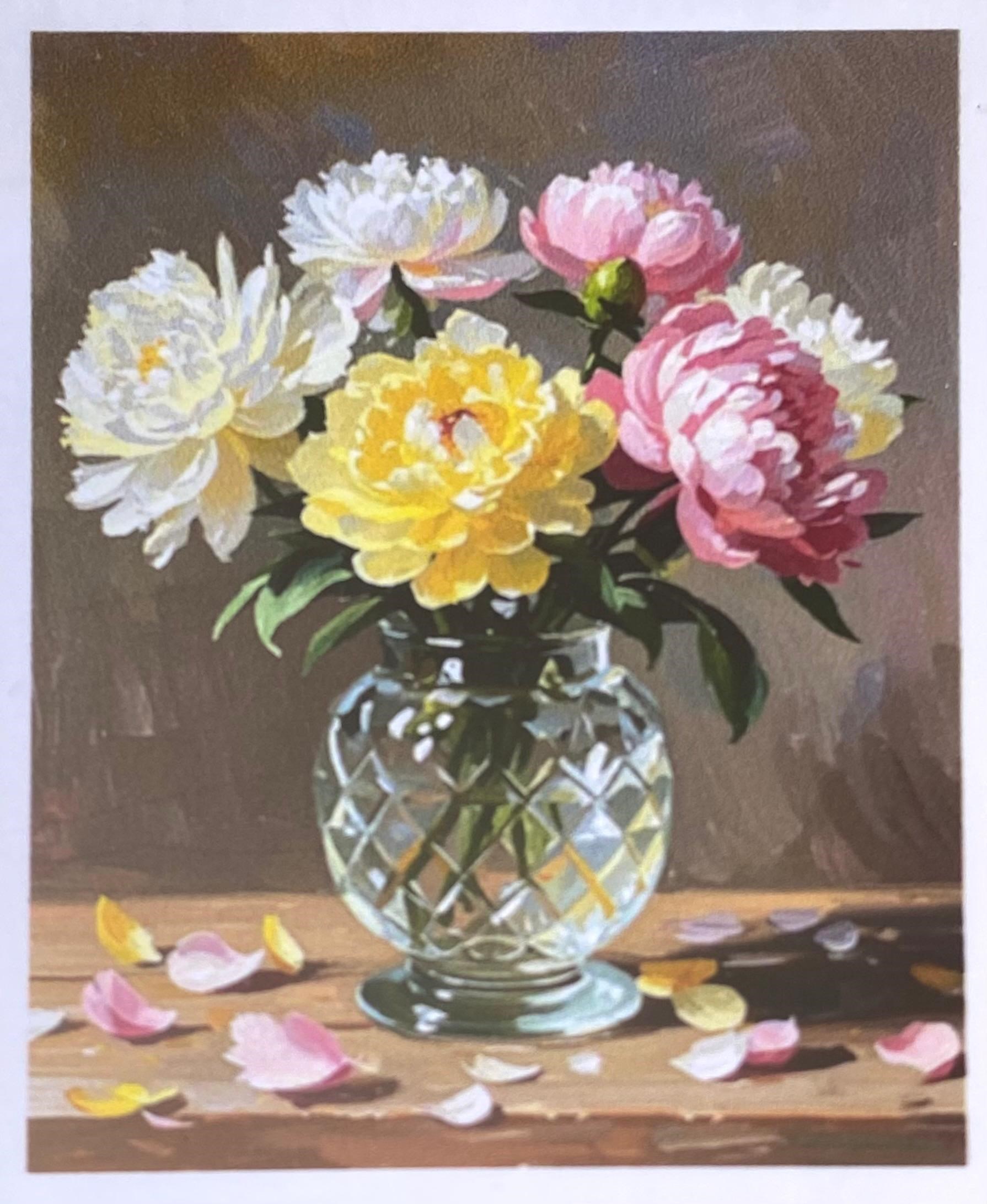 Boncuklu Taşlı Pano Çocuklar İçin Mozaik Elmas Goblen Diamond Tablo 30 X 40 Cm Kavanozda Çiçekler