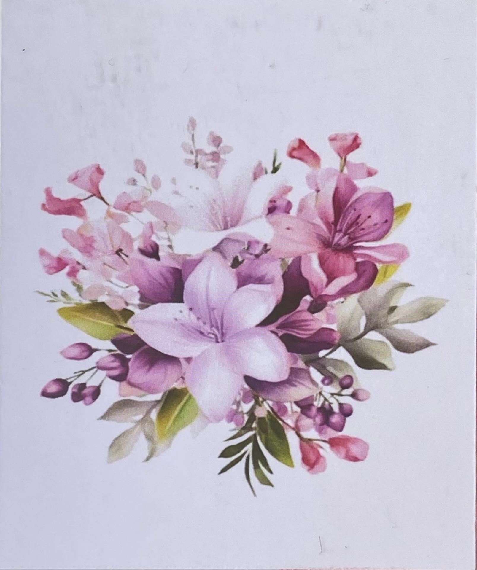 Boncuklu Taşlı Pano Çocuklar İçin Mozaik Elmas Goblen Diamond Tablo 30 X 40 Cm Bir Buket Çiçek