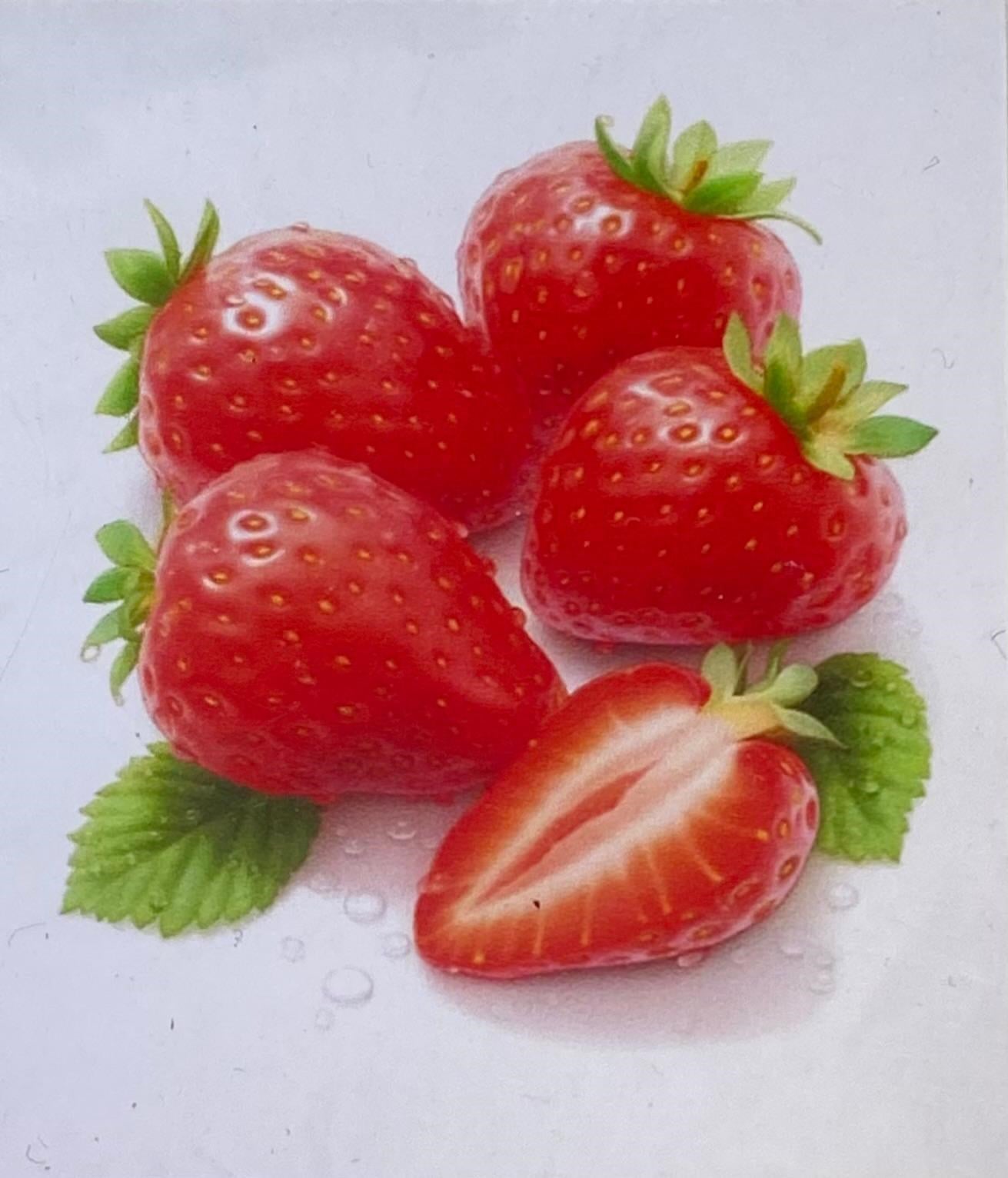Boncuklu Taşlı Pano Çocuklar İçin Mozaik Elmas Goblen Diamond Tablo 30 X 40 Cm Çilekler