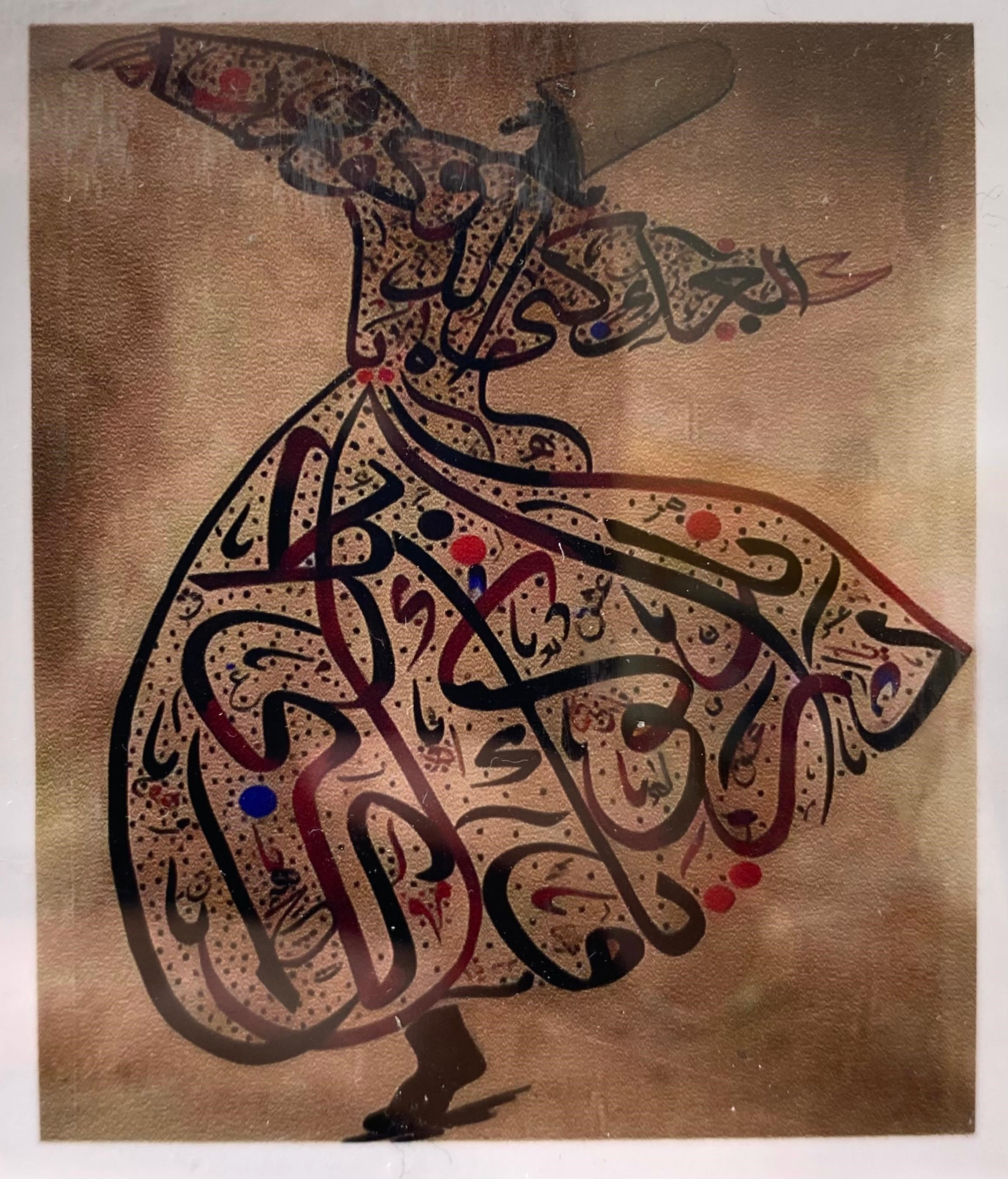 Boncuklu Taşlı Pano Mozaik Elmas Goblen Diamond Tablo 40x 50 Cm Mevlevilik