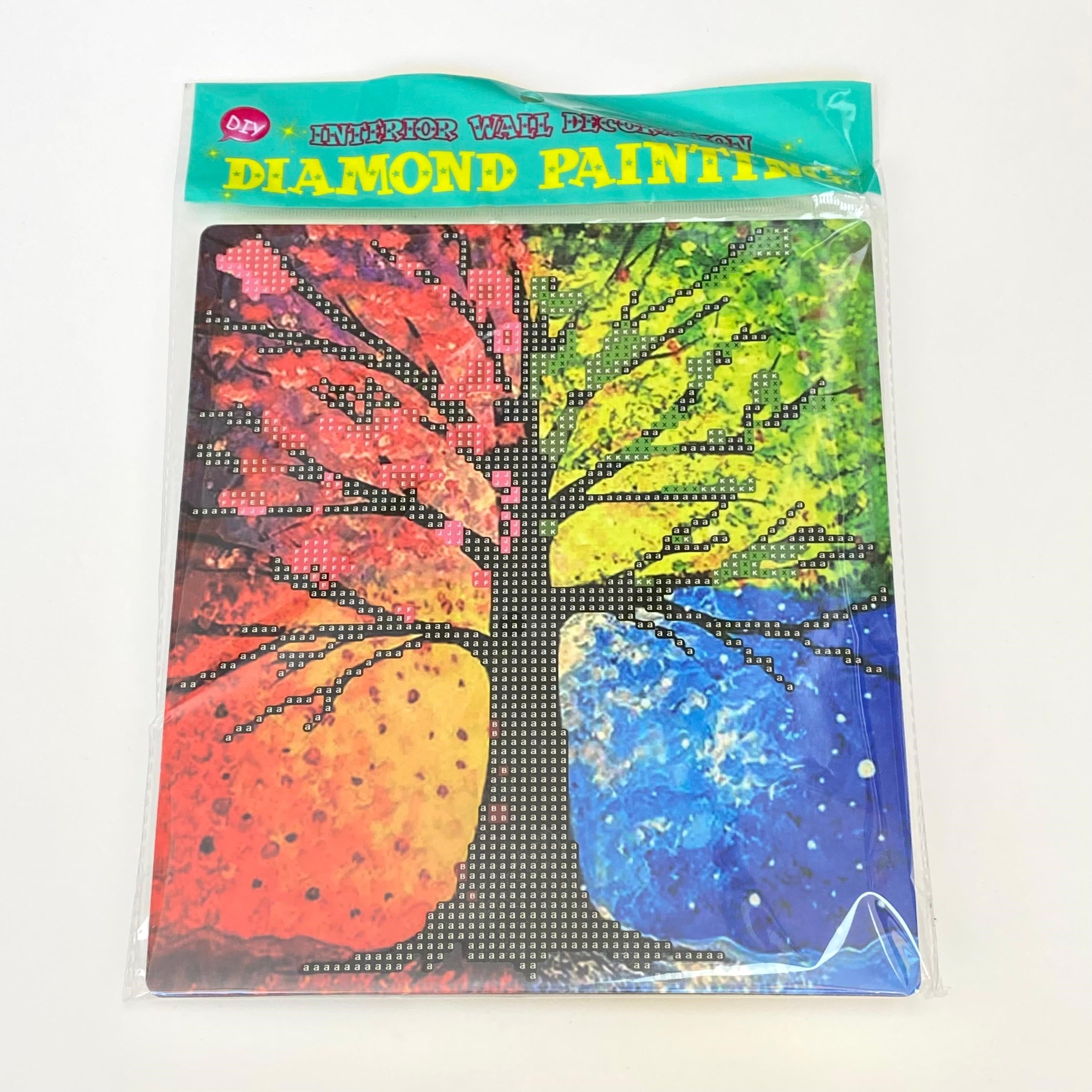 Boncuklu Taşlı Pano Mozaik Elmas Goblen Çocuklar İçin Diamond Tablo 21 x 25 Cm Kozmik Orman
