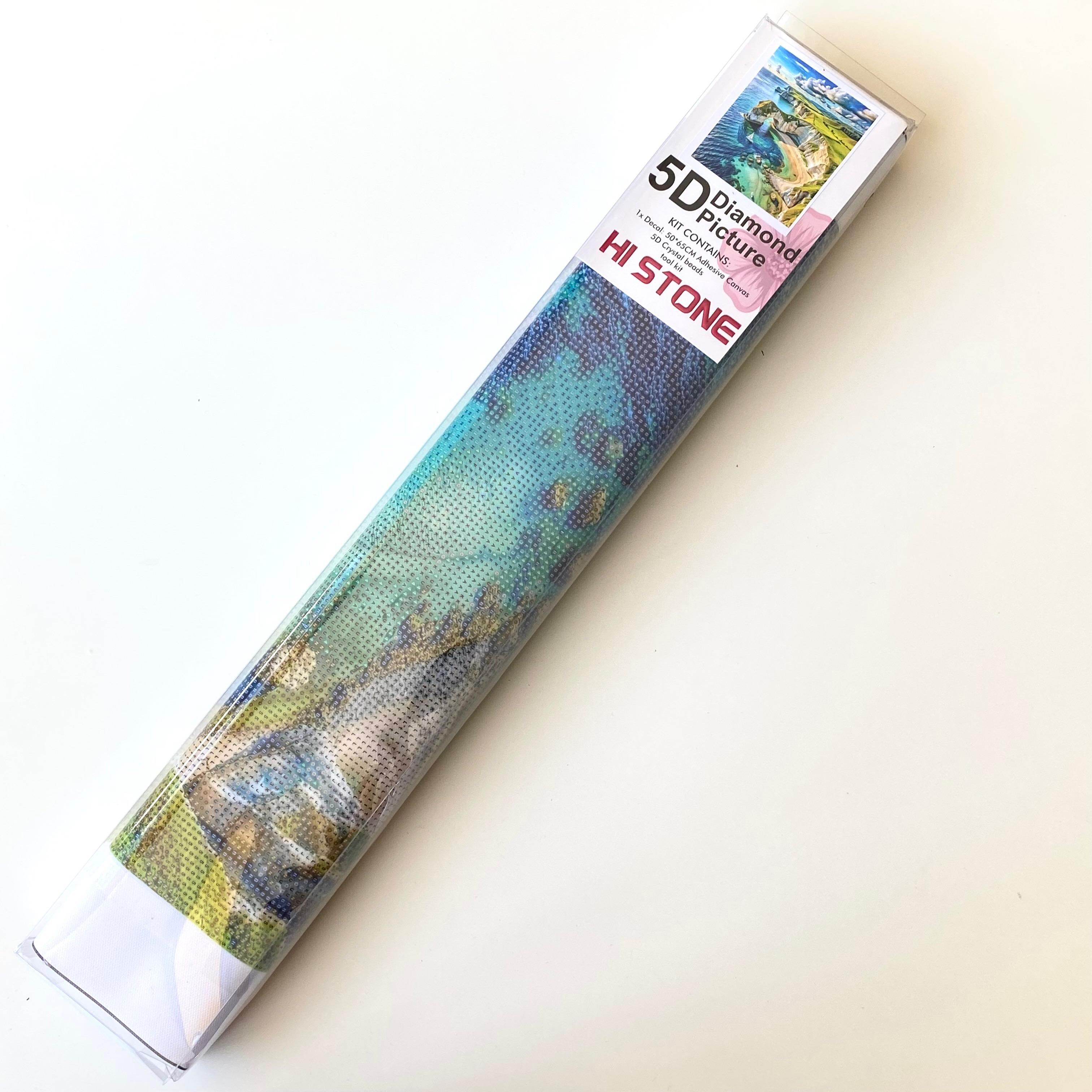 Boncuklu Taşlı Pano Mozaik Elmas Goblen Çocuklar İçin Diamond Tablo 50 X 65 Cm Falezler