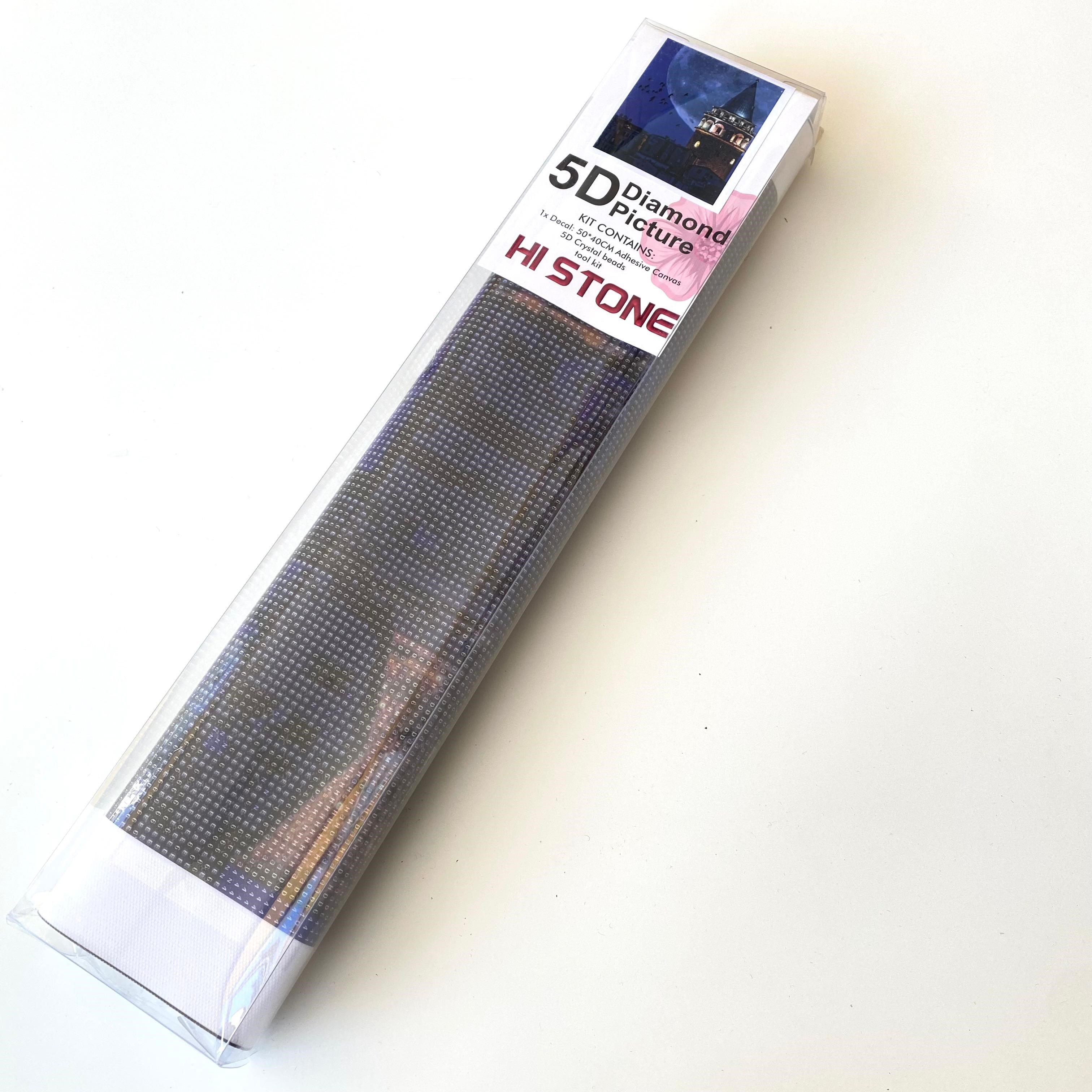 Boncuklu Taşlı Pano Mozaik Elmas Goblen Diamond Tablo 40x 50 Cm Galatada Gece Vakti