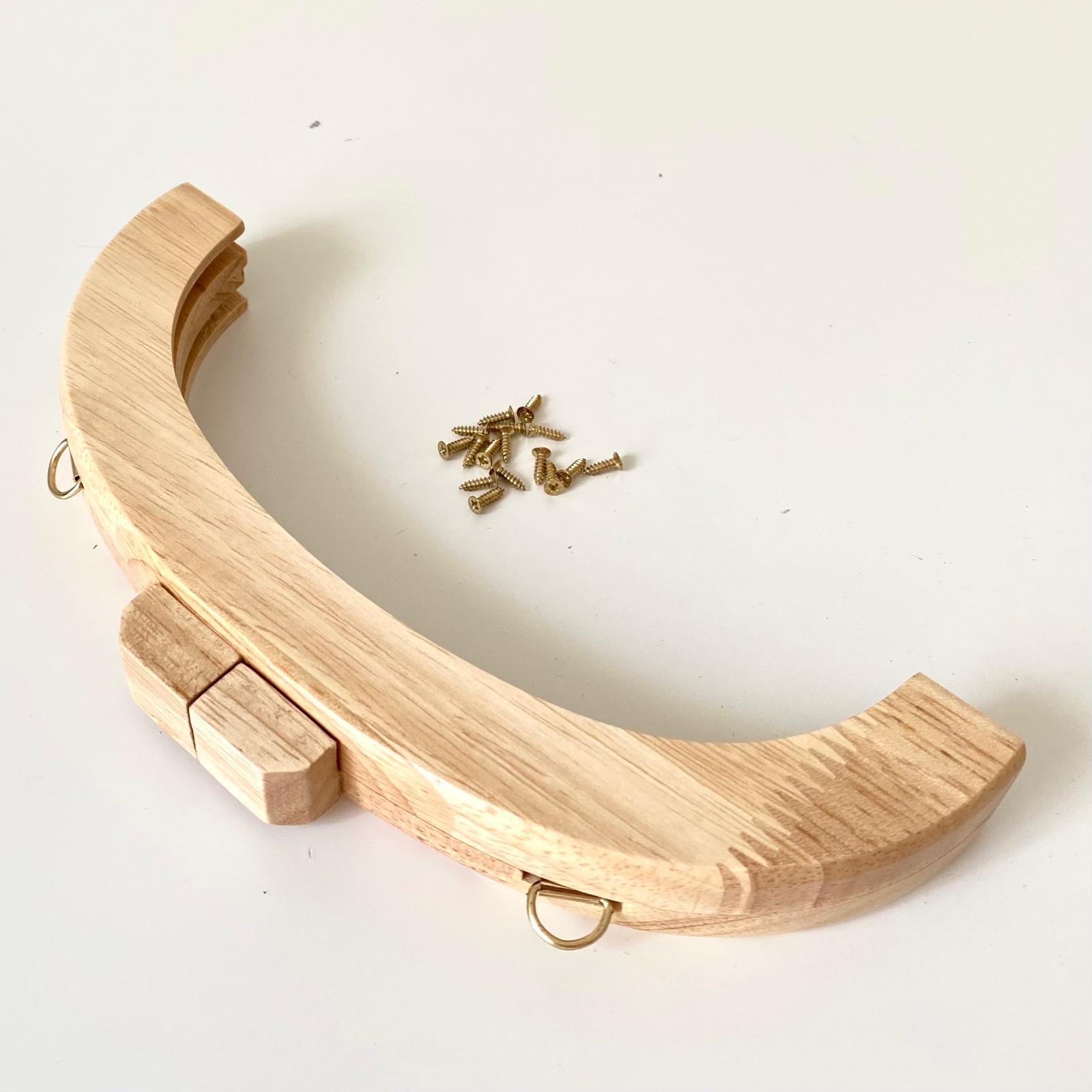 Çanta Bursu Oval Slim Açık Kahve 20 Cm