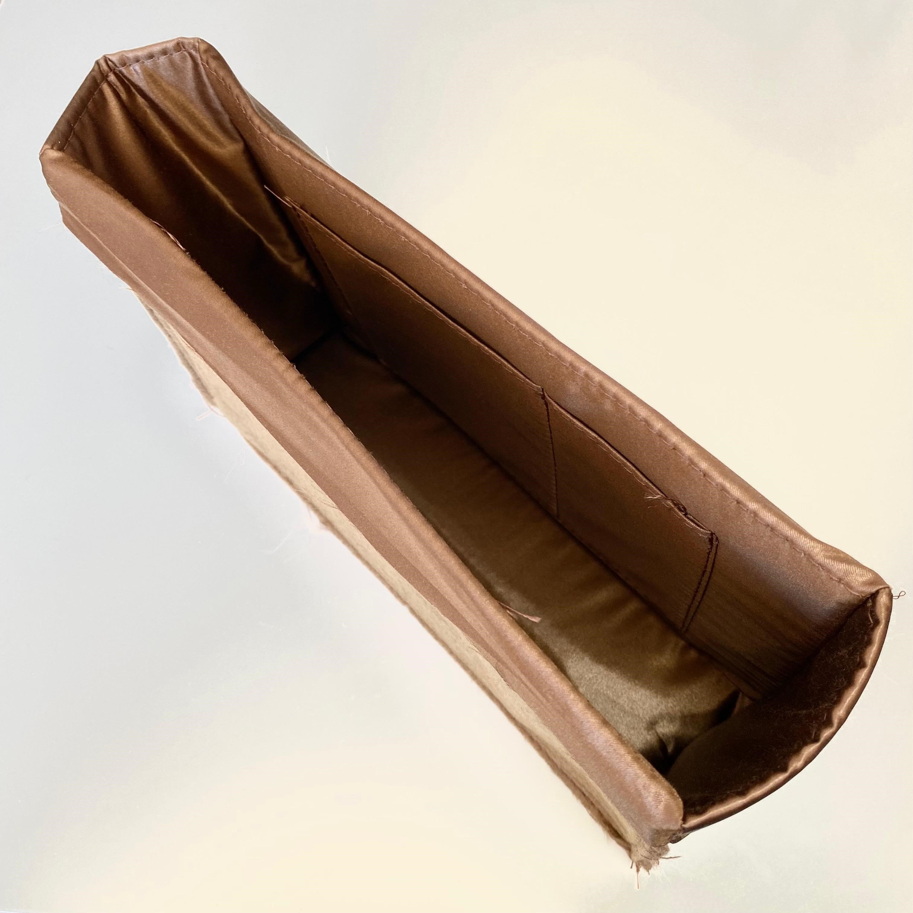 Çanta Tabanlı Keçe Çanta Astarı Örgü Aksesuarı 30 X 20 Cm Taba