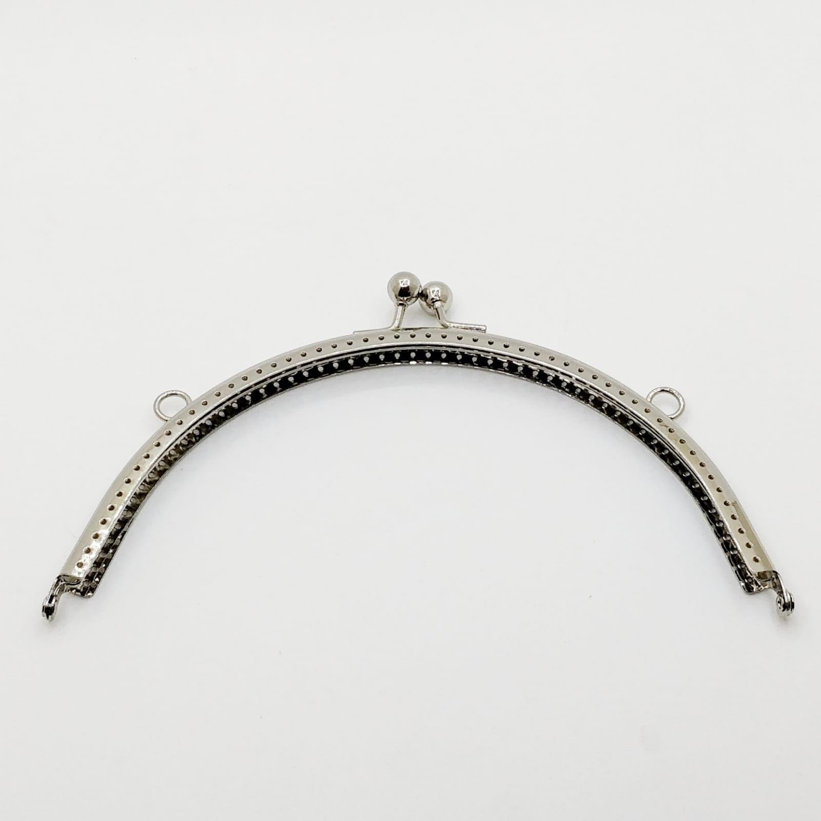 Çanta ve Cüzdan Klipsi Gümüş Renk Oval Model 20 Cm ( ASKILIKLI )