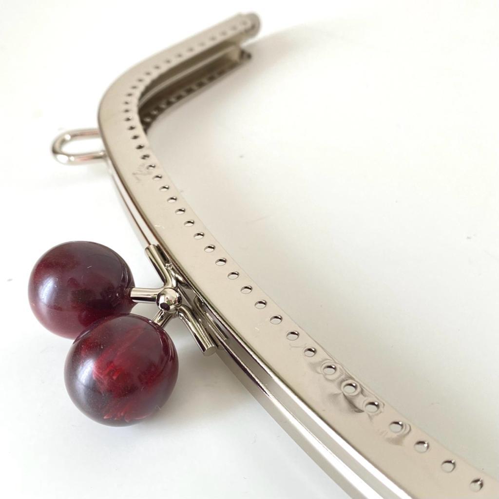 Çanta ve Cüzdan Klipsi Gümüş  Yanık Kahve 23 Cm