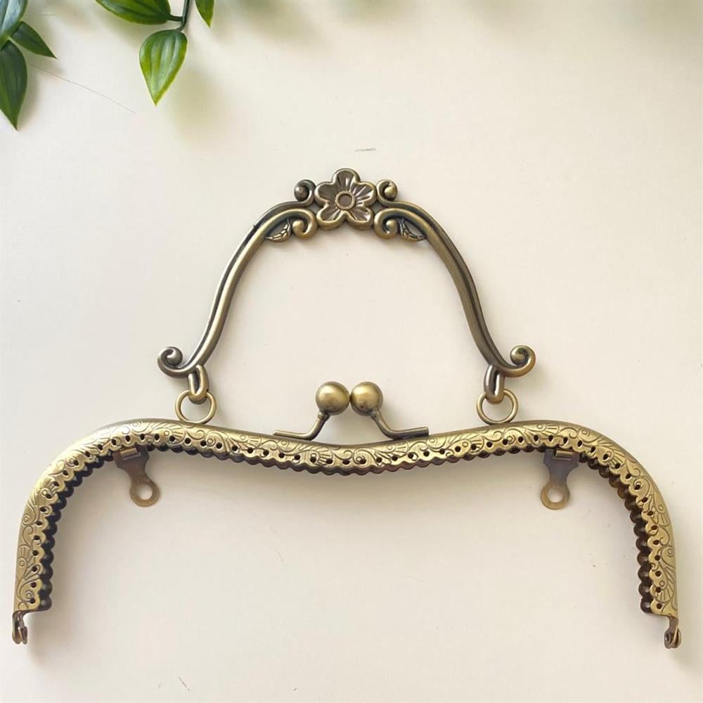 Çanta ve Cüzdan Klipsi Saplı Bakır Renk 20 Cm