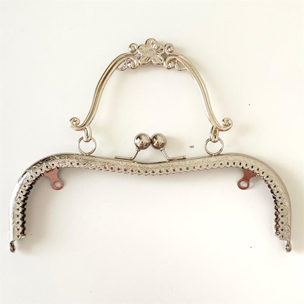 Çanta ve Cüzdan Klipsi Saplı Gümüş Renk 20 Cm