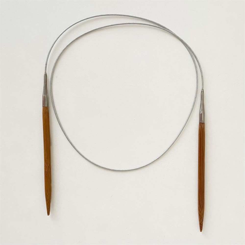 Çelik Misinalı Bambu Şiş 100 Cm