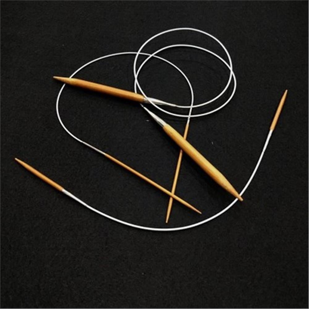 Çelik Misinalı Bambu Şiş 60 Cm 9 Mm