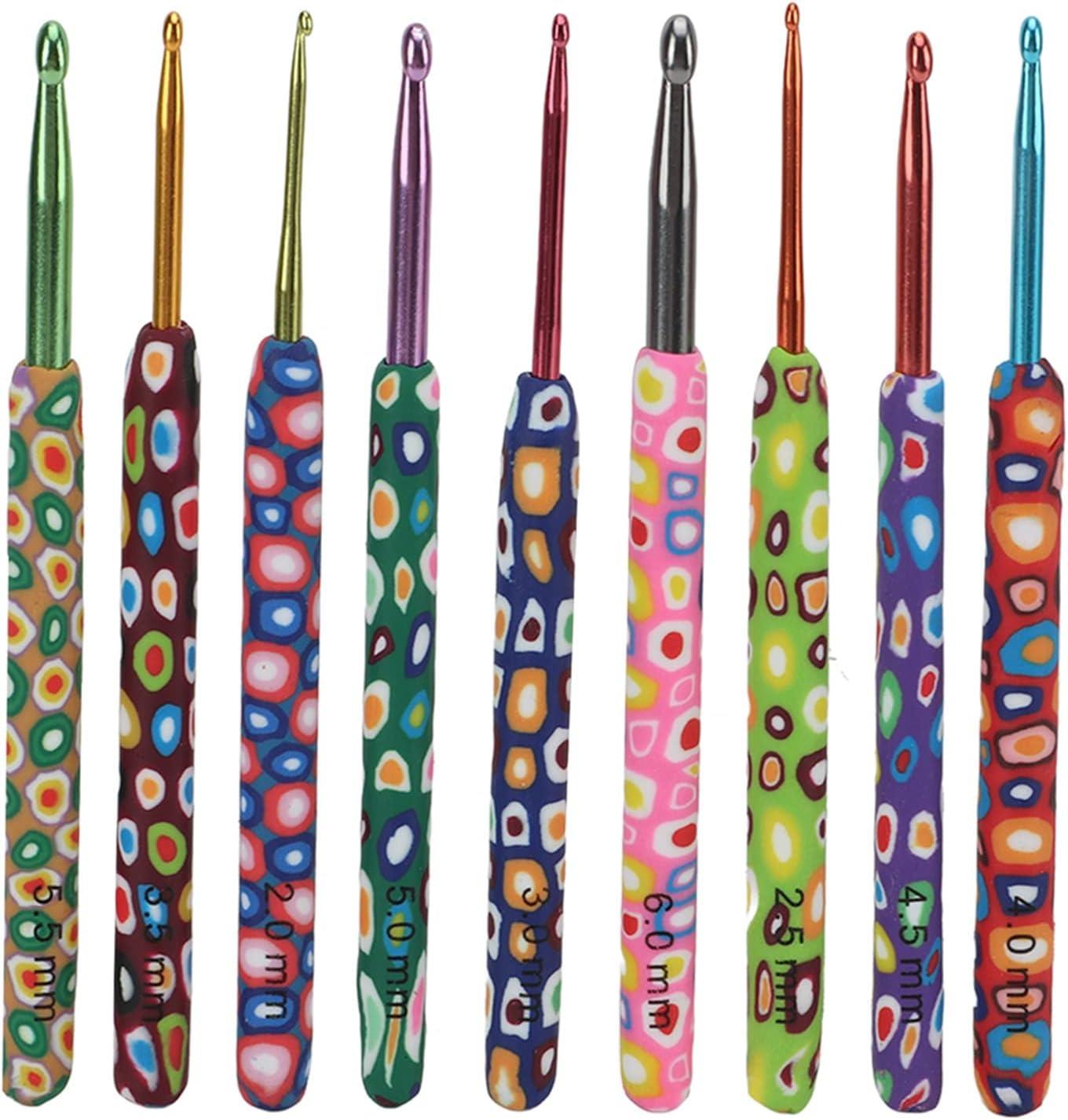 Desenli Saplı Örgü Tığ Seti 12404 | 8 Adet Tığ