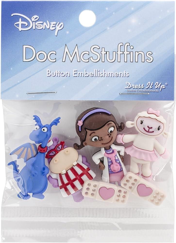 Dress It Up Dekoratif Oyuncak Figürlü Düğme 7731 | Disney Özel Seri