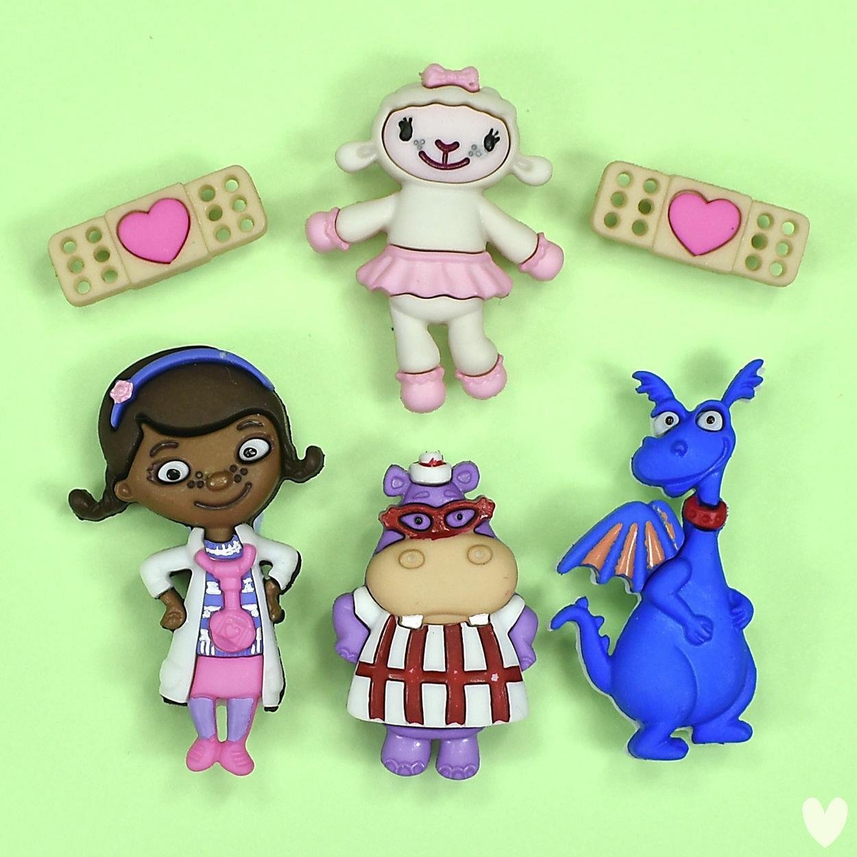 Dress It Up Dekoratif Oyuncak Figürlü Düğme 7731 | Disney Özel Seri