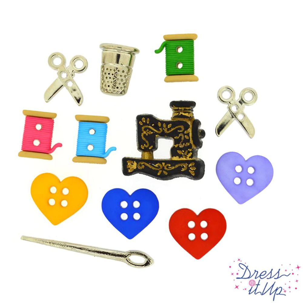 Dress It Up Dekoratif Oyuncak Figürlü Düğme 9062