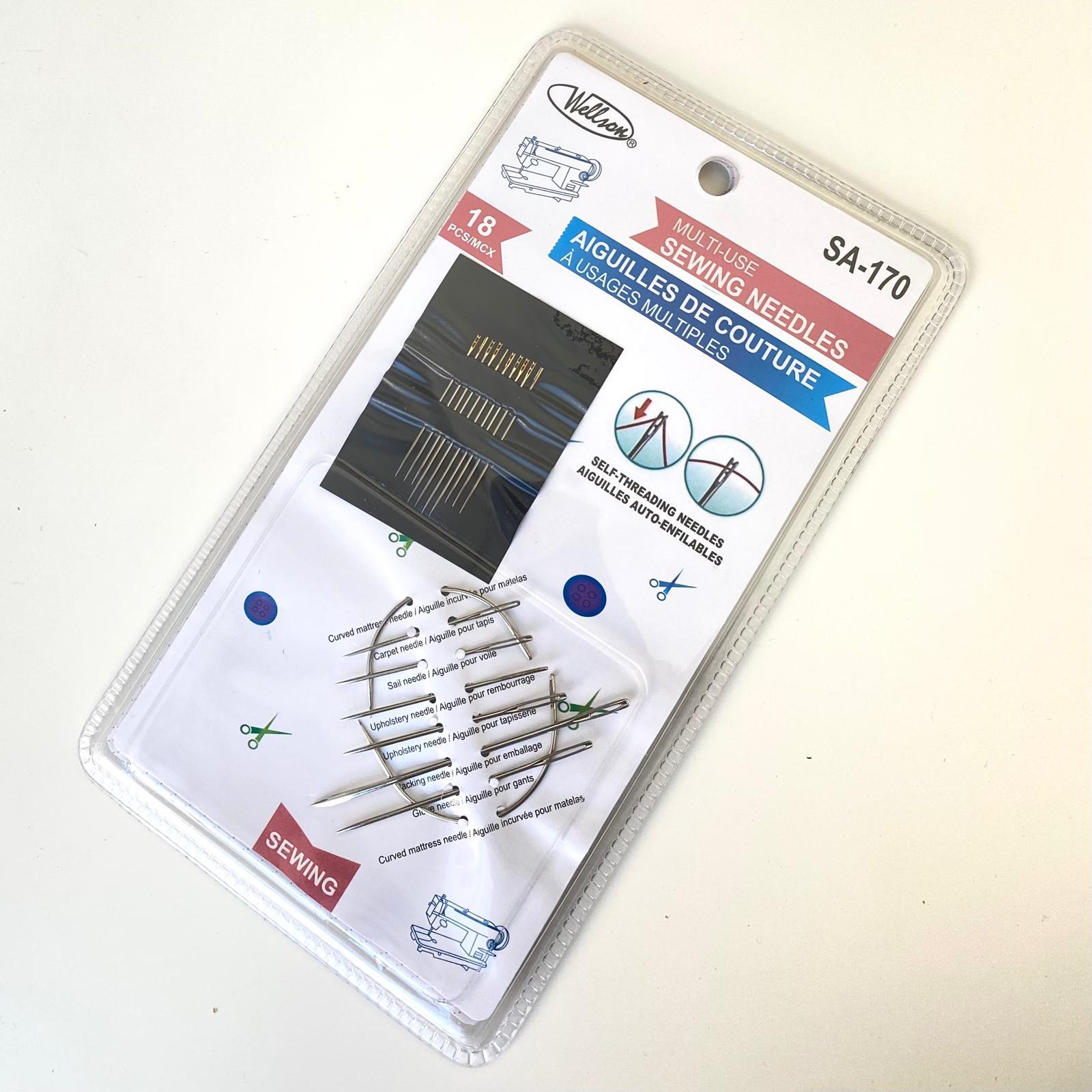 Eğri Metal ve Düz Dikiş İğne Seti Sa-170