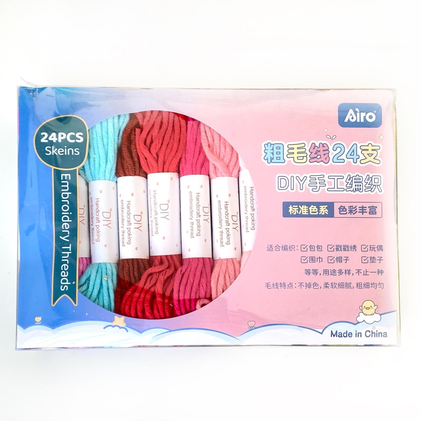 El Örgü İplik Seti 24 Adet